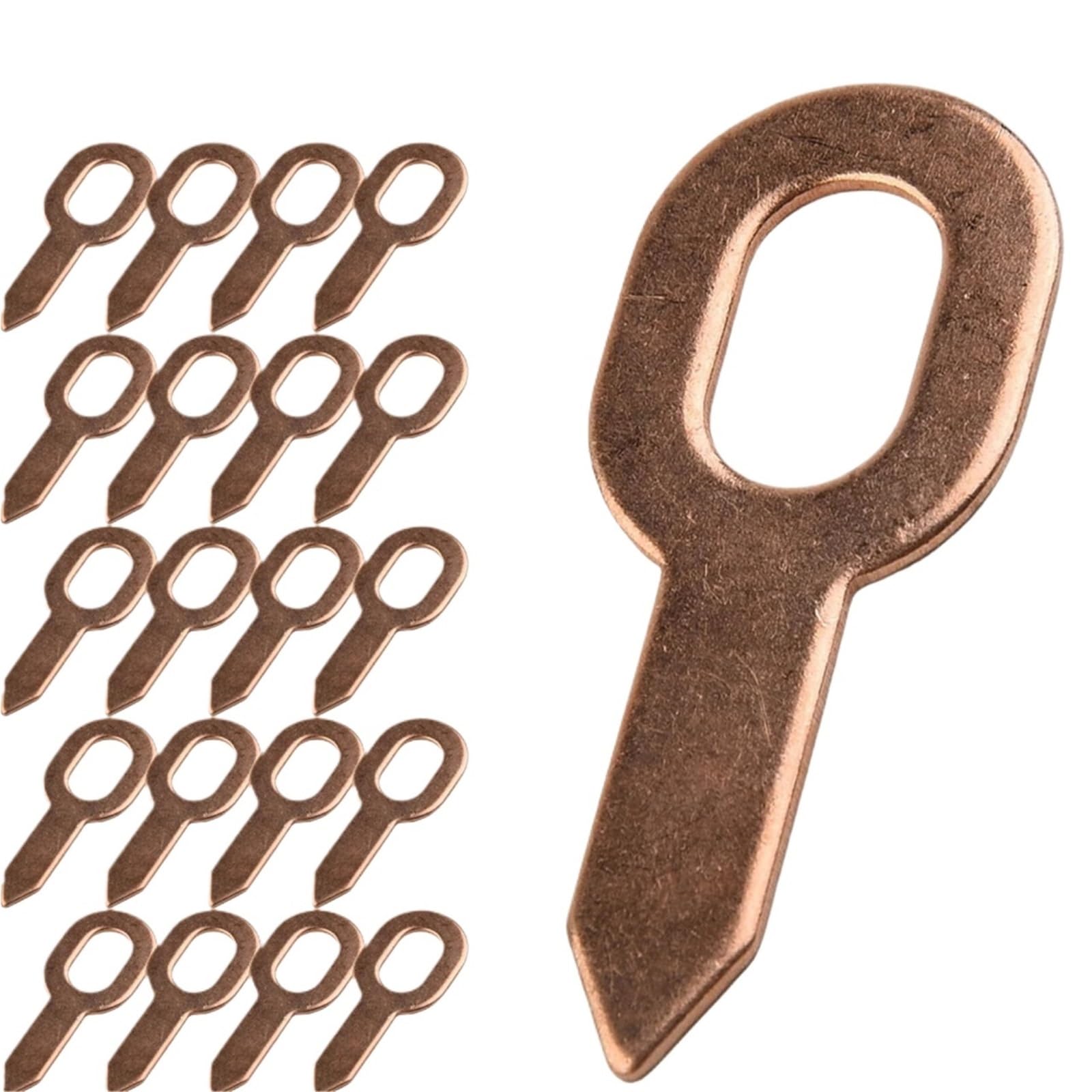 Dent Pulling Straight Washer 300pcs Copper-Plated Dent Puller Rings for Spot Welding - Auto Repair Washer Tools for Car Body Panels