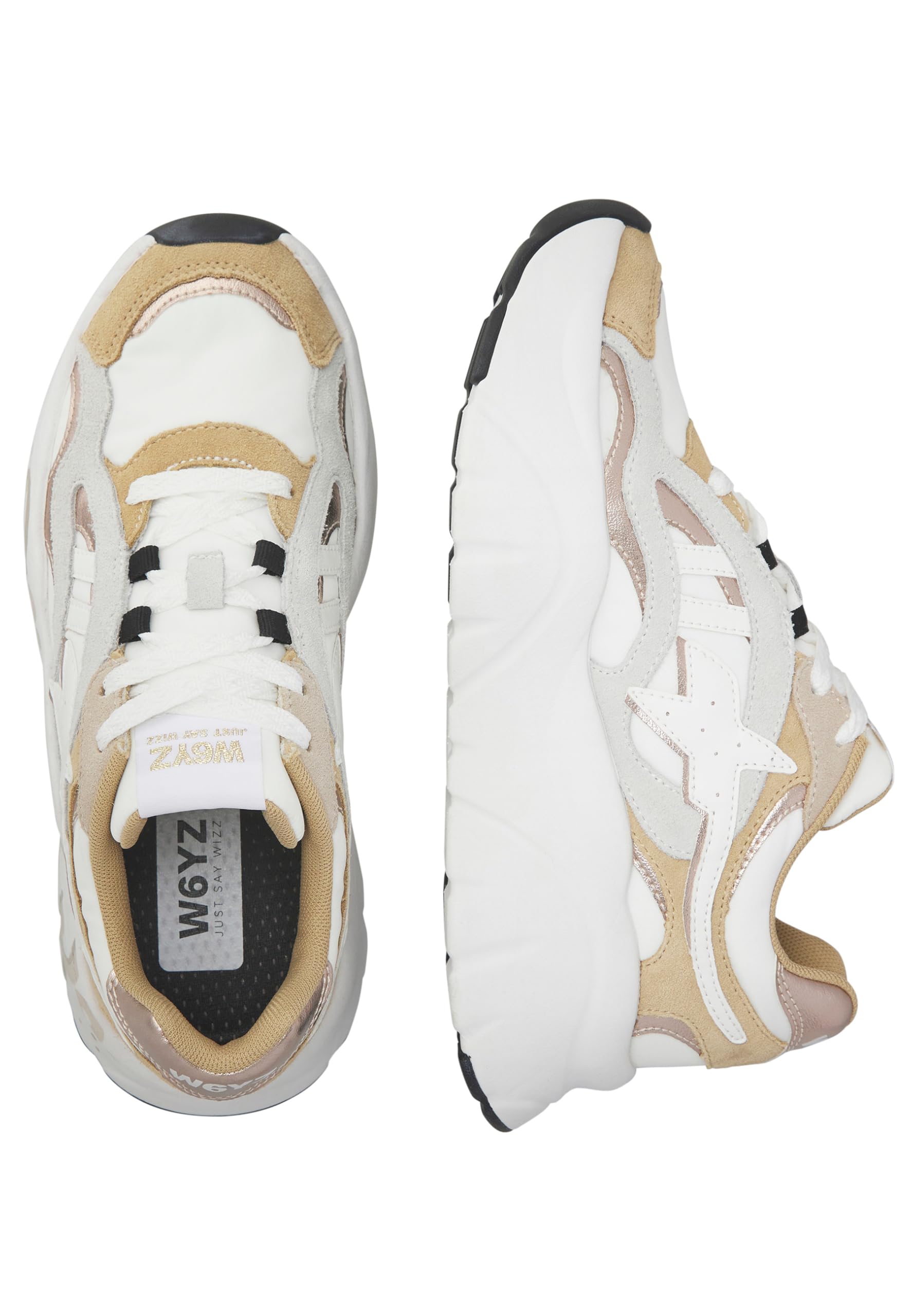 w6yz Sneakers in Suede e Tessuto Tecnico