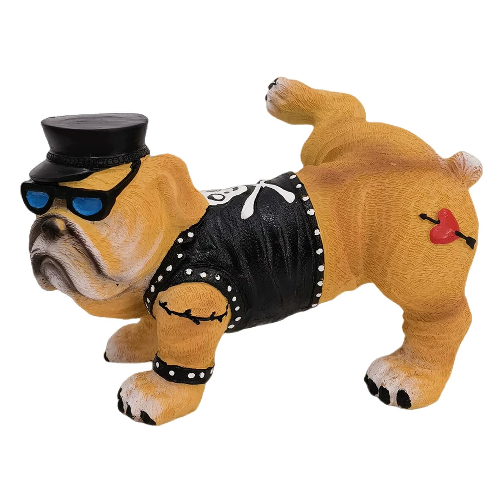 Amazon.com: FAYZSOWSR Funny Pirate Bulldog Garden Statue, Tough