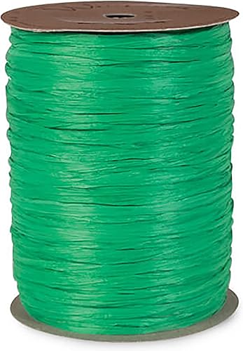 Miniatura 6 de Rollo de cinta de rafia mate de 100 yardas para embalaje y decoración de papel kraft carbón