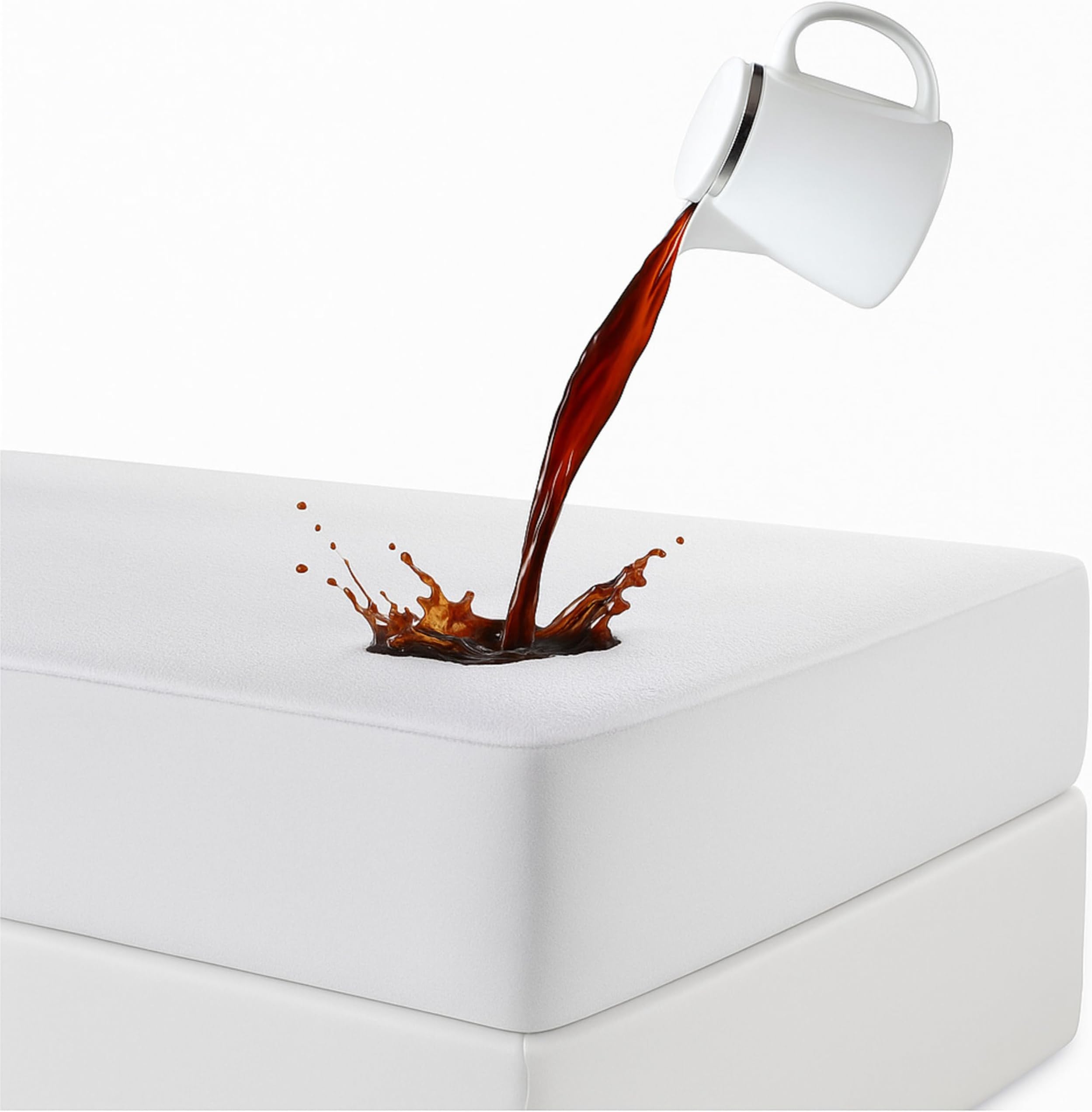 Haani High Quality Terry Towel Waterproof Fitted Sheet Mattress Protector - Single 92 X 190 Cm by Haani