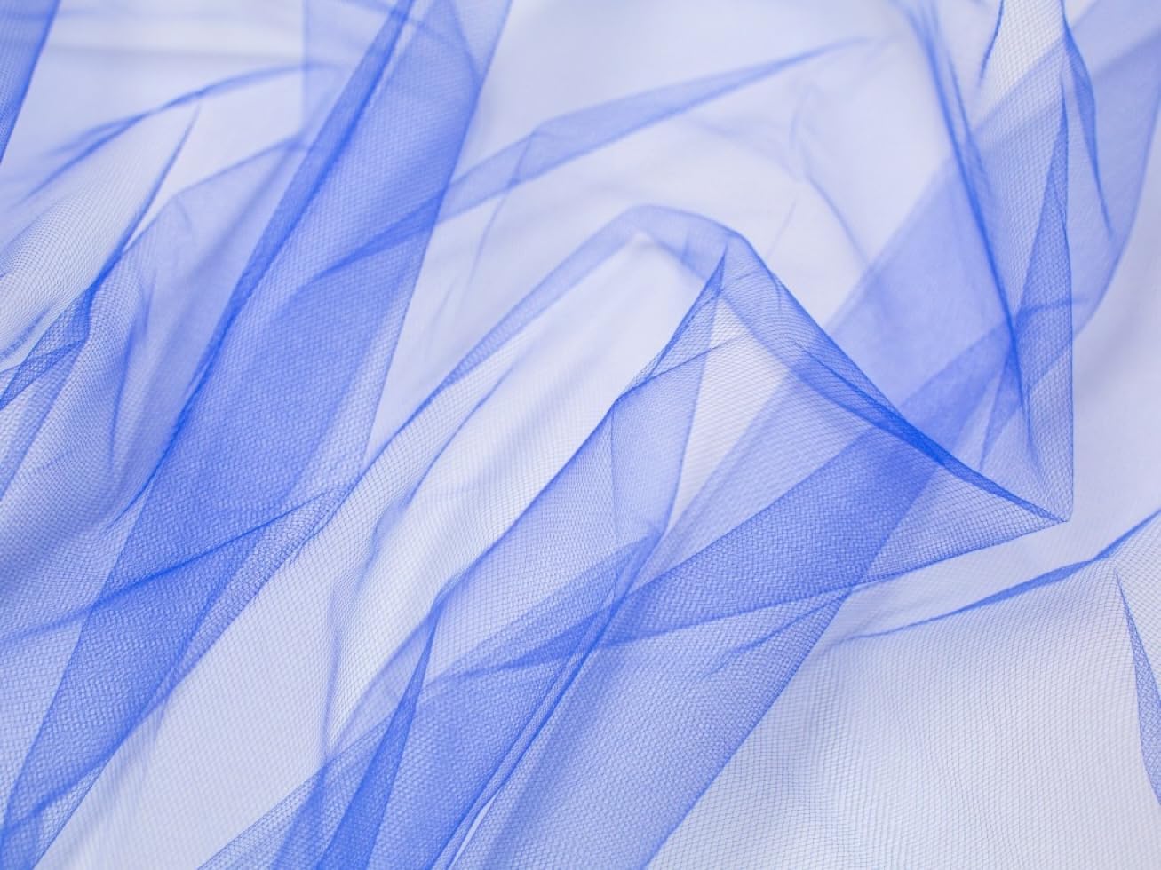 Minerva CraftsSoft Tulle Net Fabric Empire Blue - per metre