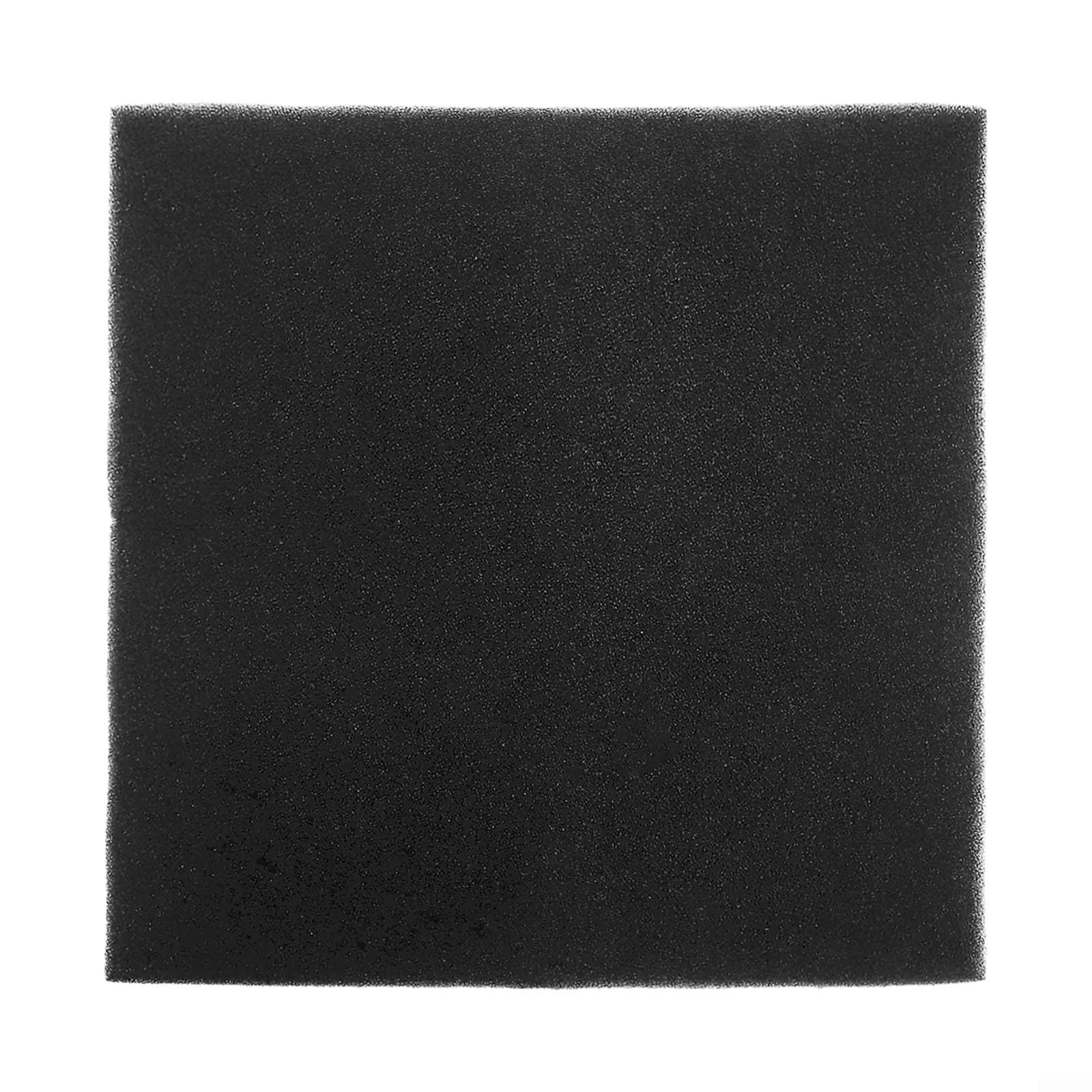 Black Filter Sponge 20Mm For Freshwater And Marine Aquariums, 50X50x2cm Water Cleaning Foam With 15PPI 30PPI 40PPI Pore Size, Aquarium Biochemical Filter for MEDIA(PPI-15 – Coarse)