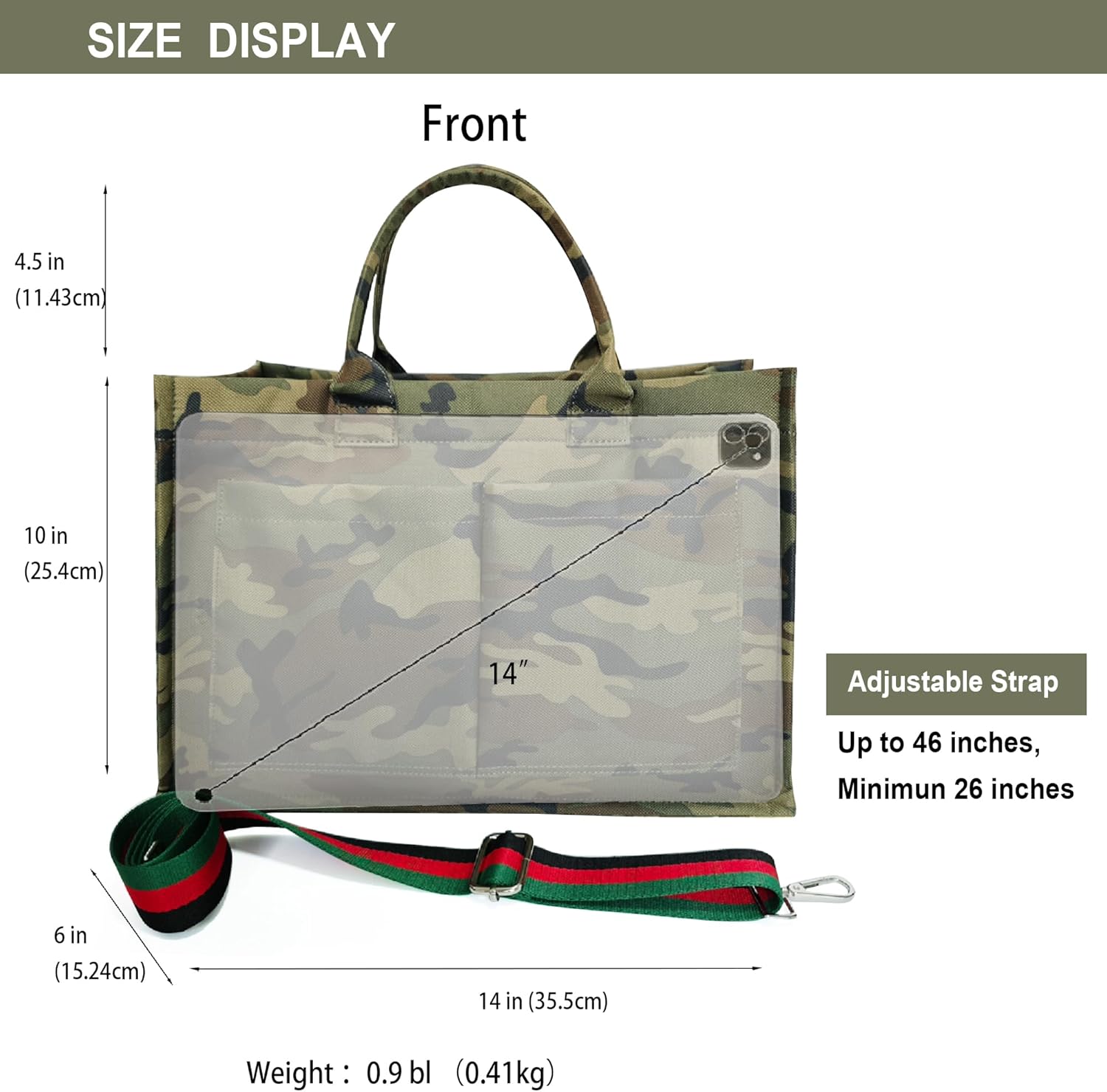 Dyalsa Tote Bags for Women, Canvas Handbag Tote Purse Crossbody Bags with Zip Casual Shoulder Bags for Work and Travel