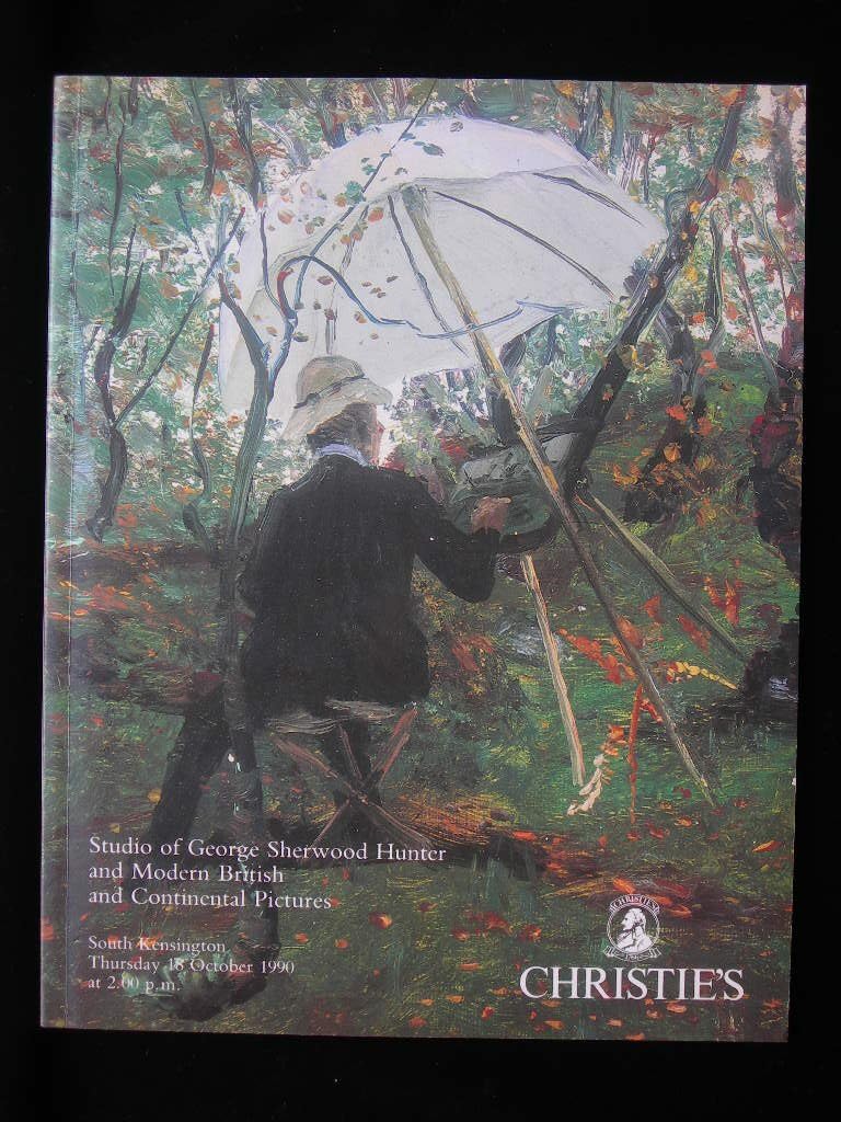 Studio Of George Sherwood Hunter And Modern British And Continental Pictures. Paperback – 1 Jan. 1990