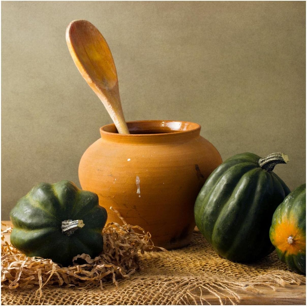 Everwilde Farms - 1 Lb Table Queen Acorn Winter Squash Seeds - Gold Vault
