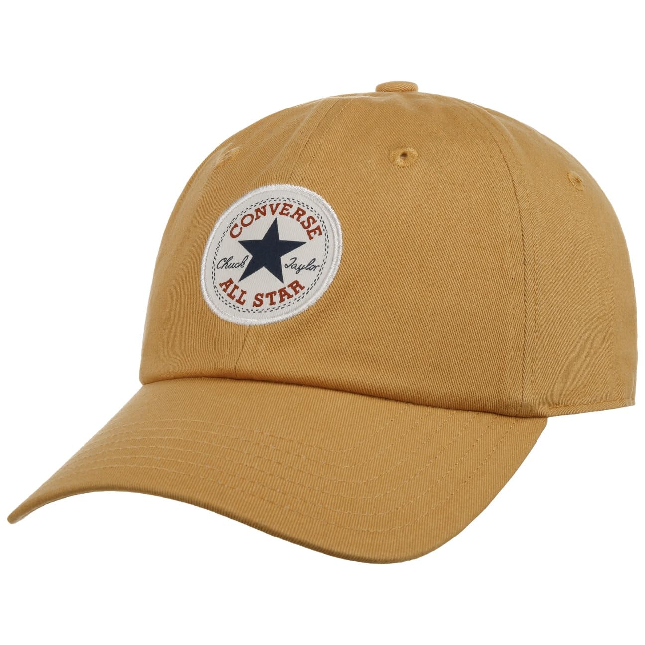 Converse Mütze Kappe Core Classic Baseball Cap Baumwollcap Basecap (One Size - pastellgelb)