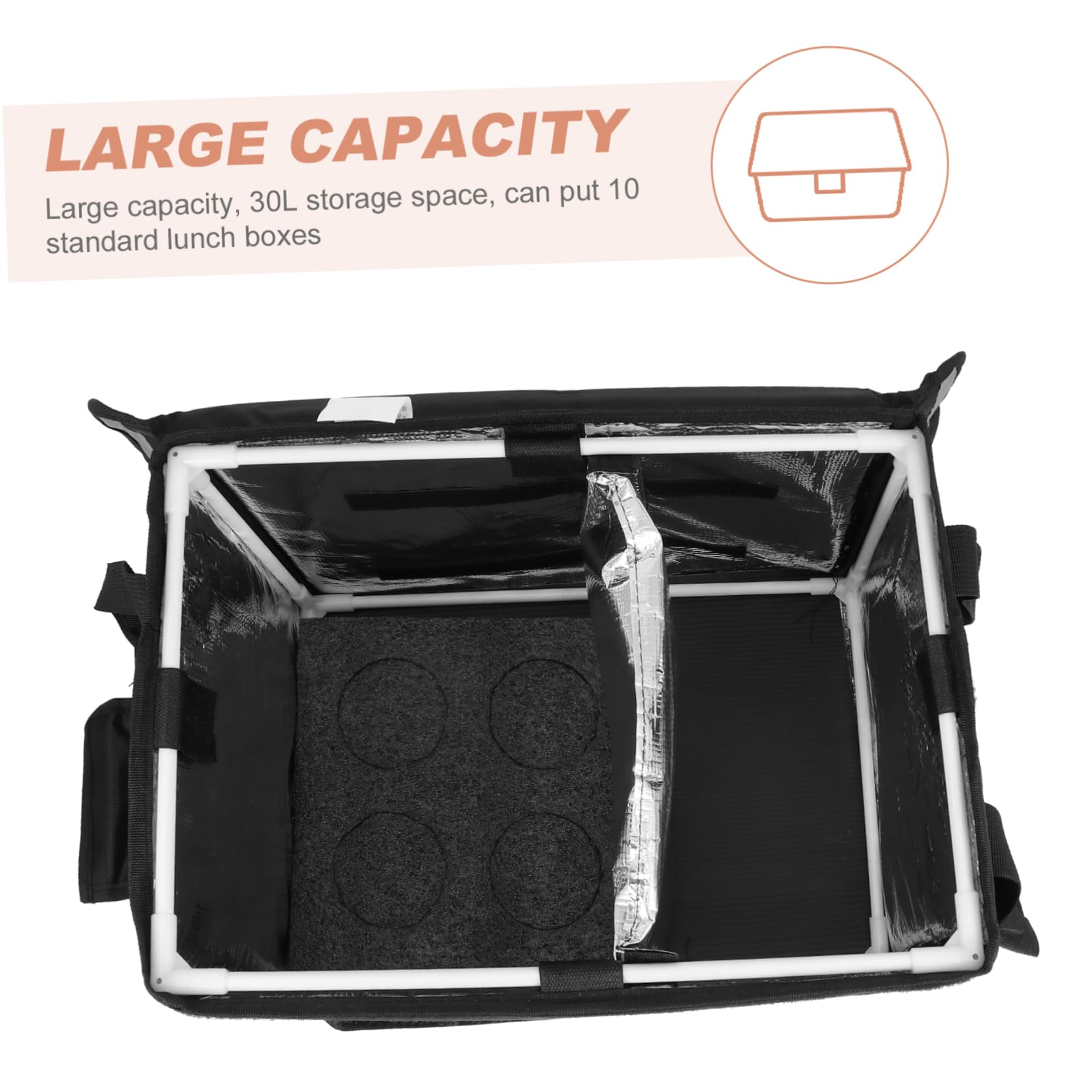 PRETYZOOM Bolsa Para Fiambrera Térmica Caja De Transporte Capacidad y Diseño Anti-