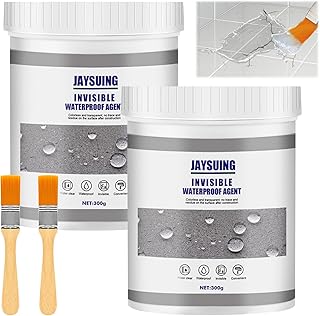 Foreverup 600g Invisible Waterproof Agent, Transparent Waterproof Coating Agent, Anti-Leakage Agent Repairing Leak Spray Glue Grout Sealer for Outdoor Indoor, Roof, Patio, Bathroom, Wall Sealant