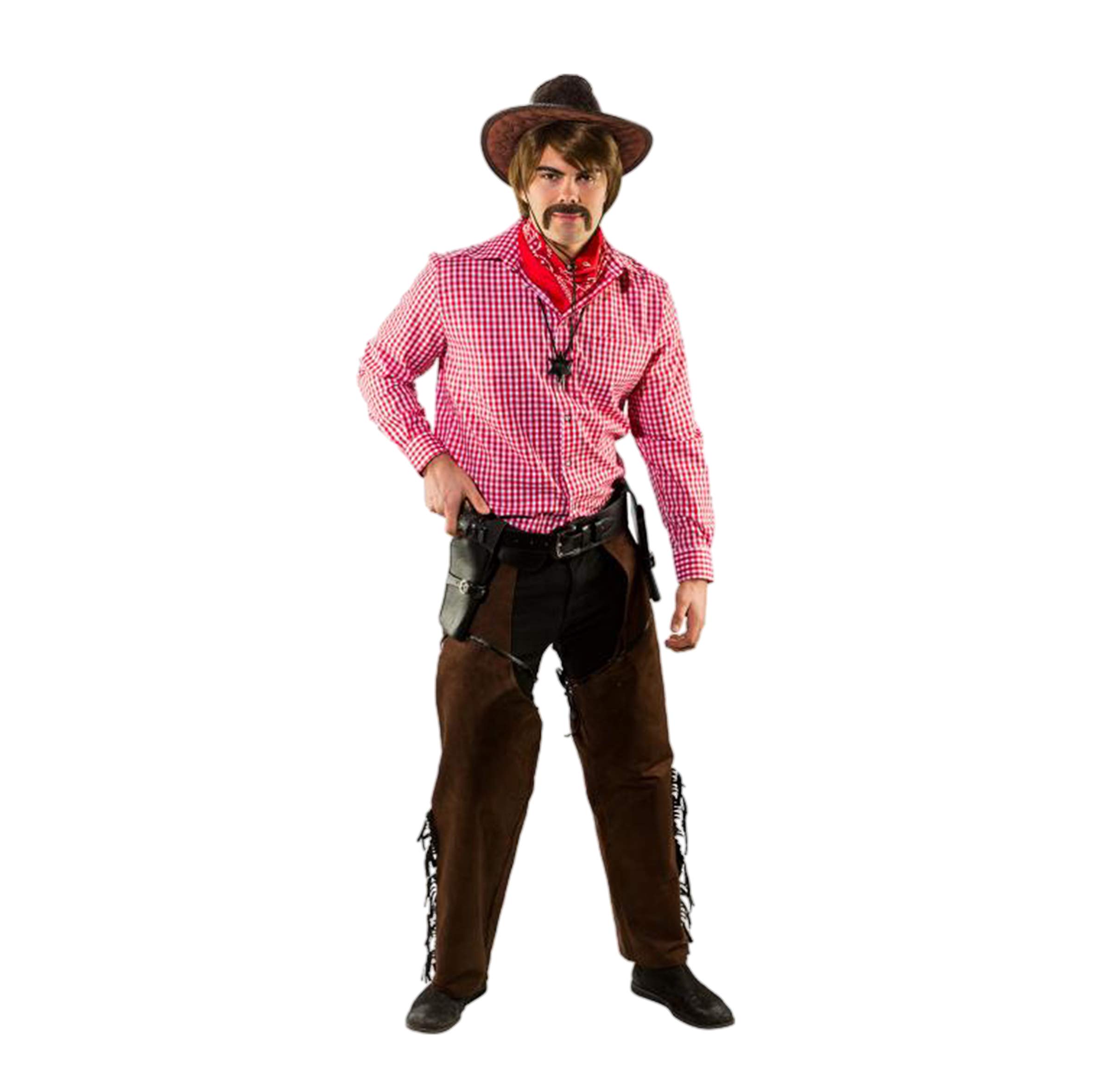Cowboy Chaps Pelle Scamosciata Marroni Uomo