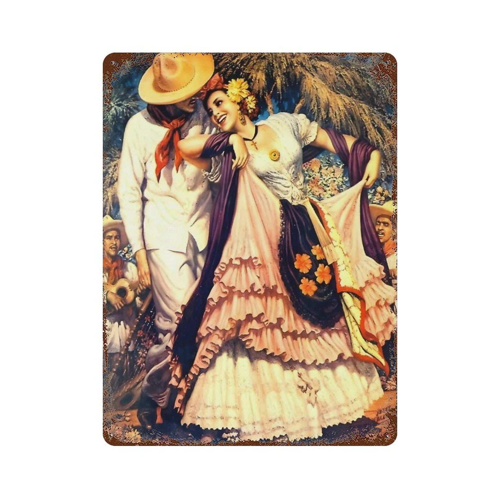 xiaoxiaoshen Jesus Helguera Mexican Painter (2) Wall Decor Art Metal Tin Poster Modern Home Decor Art Home Bar Shop Decorations Vintage Sign 40x30cm