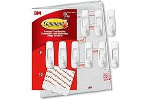 Command Hooks Value Pack, Medium Utility Hooks, Damage Free Hanging Wall Hooks