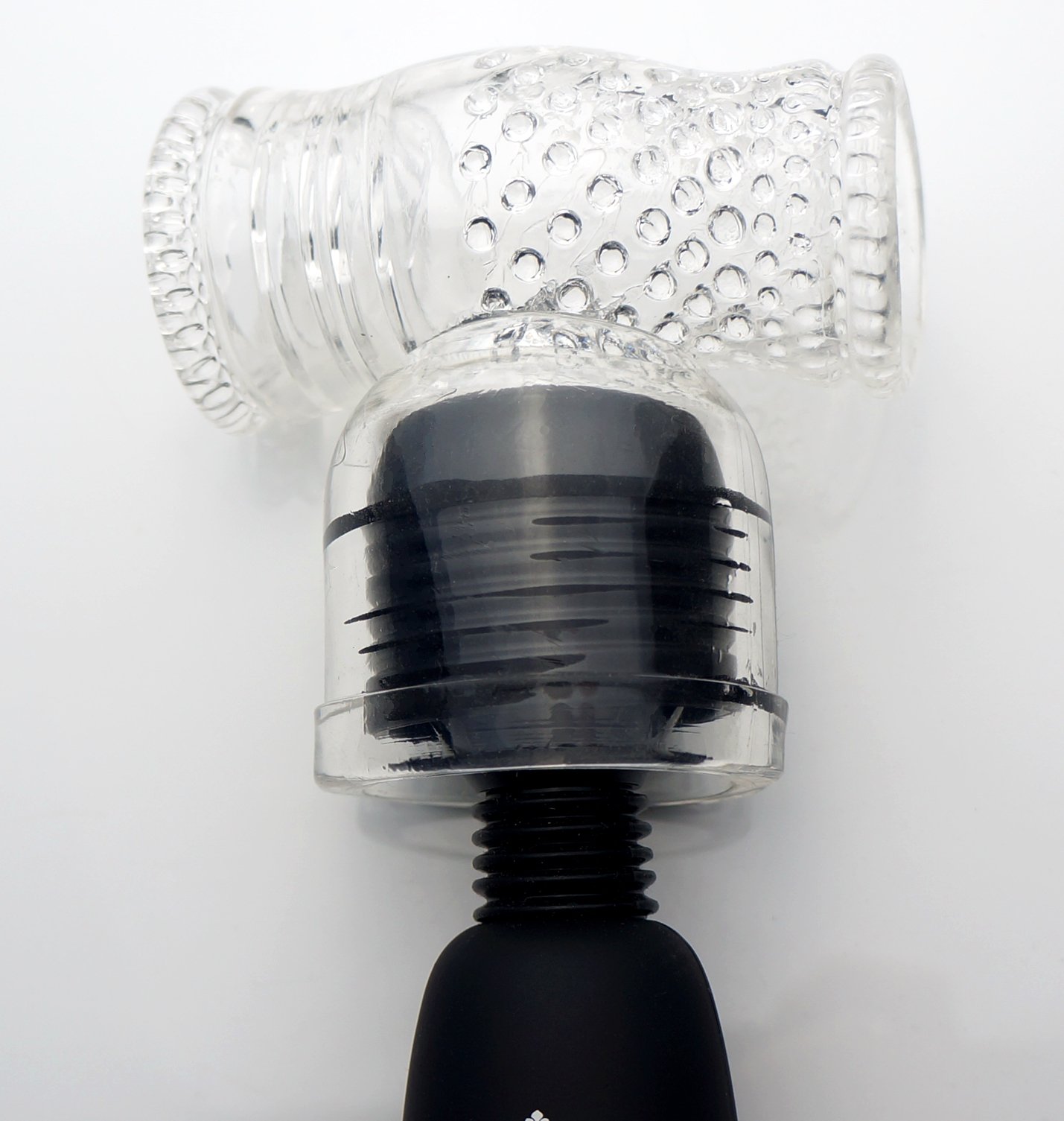 Aufsatz für ihn für Magic Wand Massagegerät Kopfdurchmesser 60mm, 45mm (Packung mit 2)
