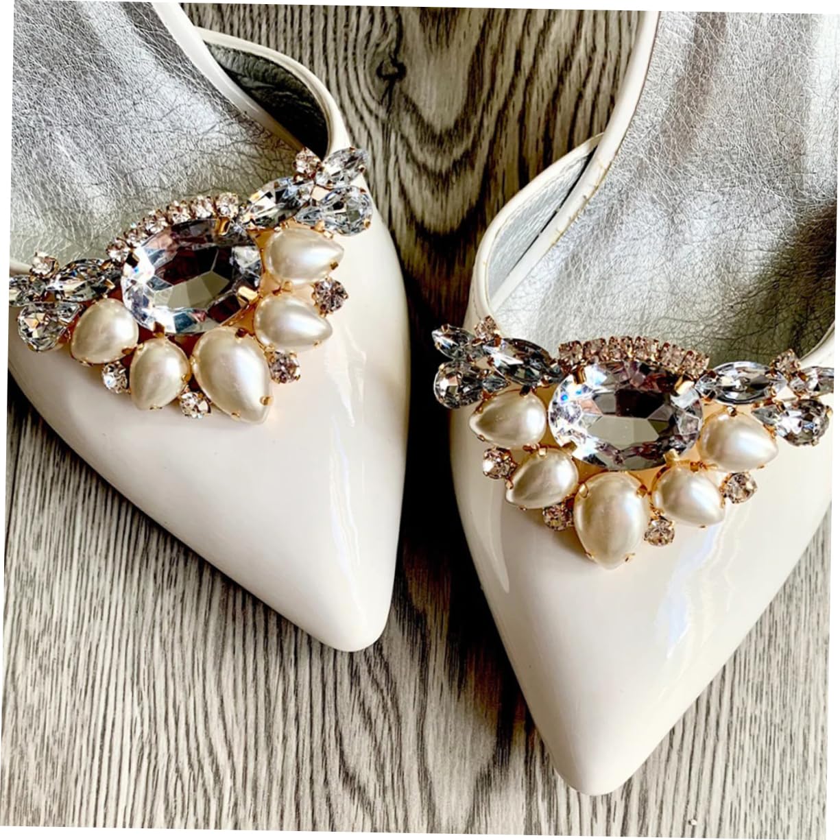 5paia Shoe Clips Decorativi Per Sposa Applicazioni Strass Per Scarpe Accessori Eleganti Per Cerimonie Adatti Per Matrimonio Prom e Occasioni Speciali