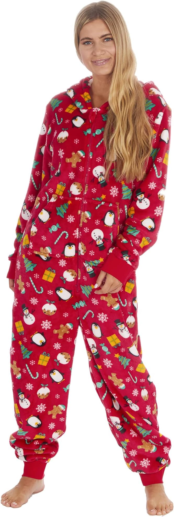 ONEZEE Adults Fleece Festive Christmas Onesie