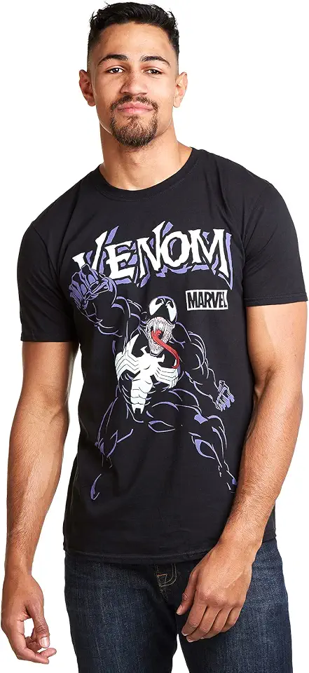 Marvel Venom Attack T Shirt Black