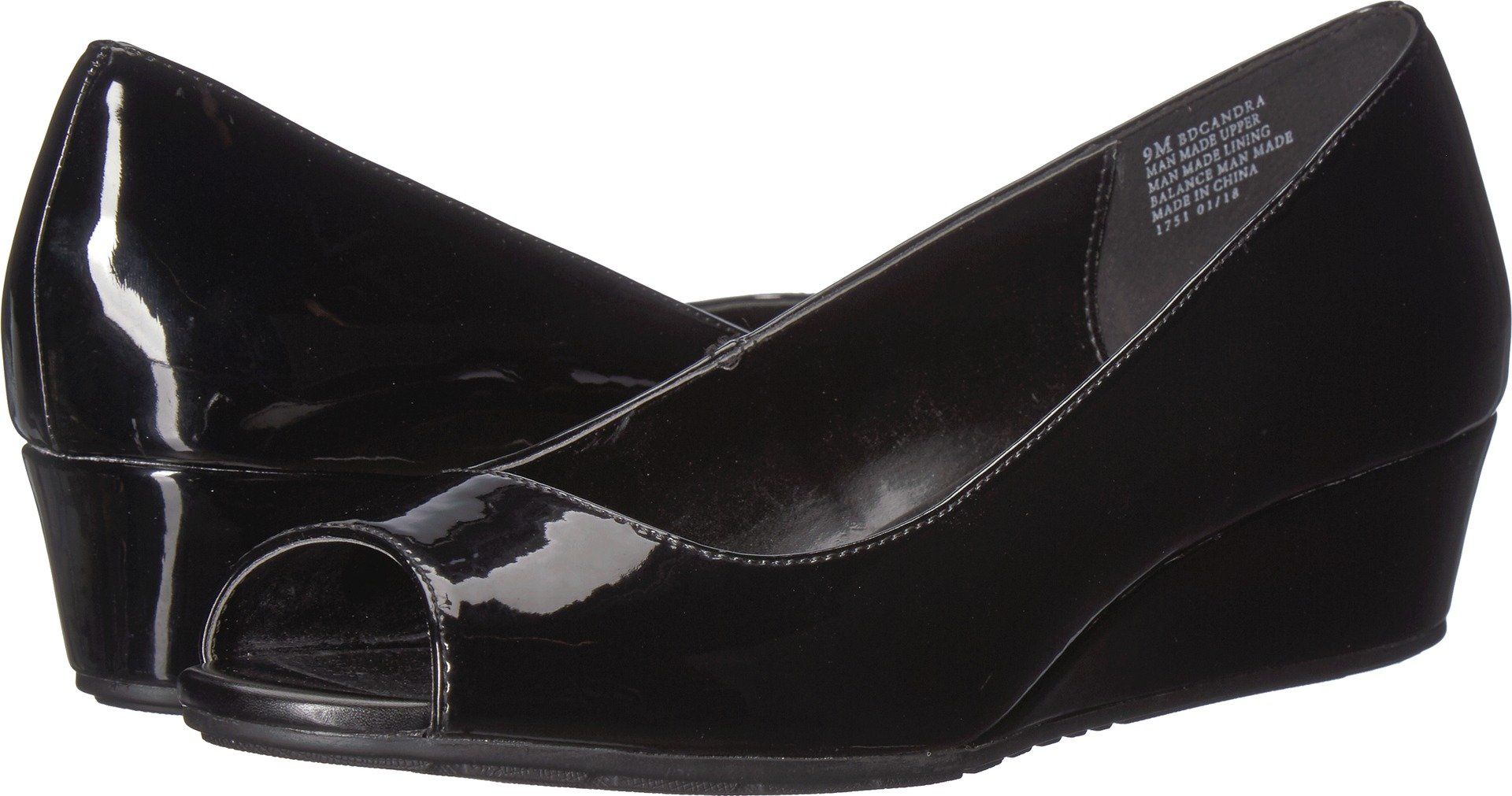 Bandolino Women's Candra Pump, Black Synthetic, 6.5 M US