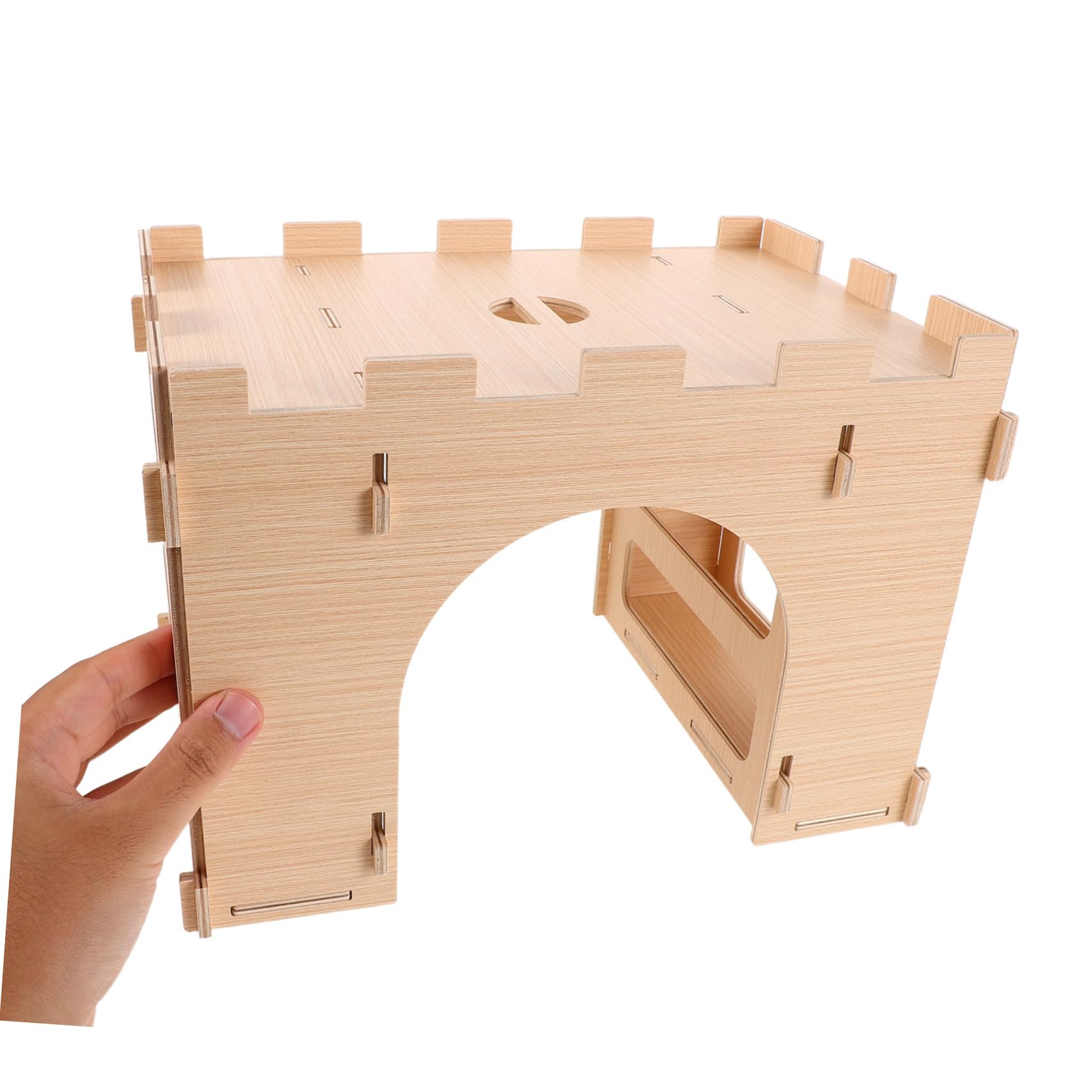SHINEOFI Heu Für Kaninchen Futterautomat Kleine Heu Futterstation Holz Futterautomat Für Kleintiere Kaninchen Futterständer Hasen Für