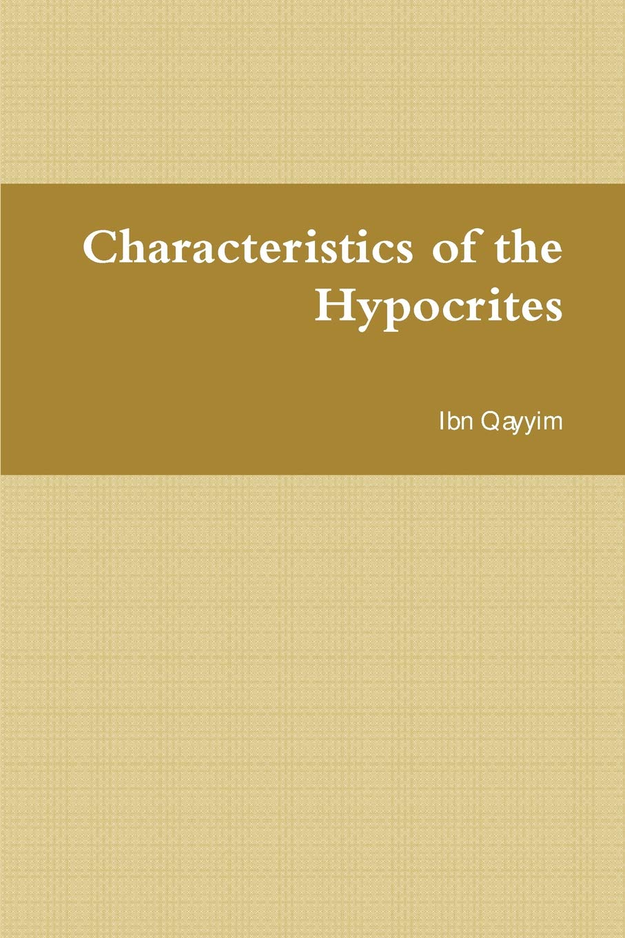 Characteristics of the Hypocrites
