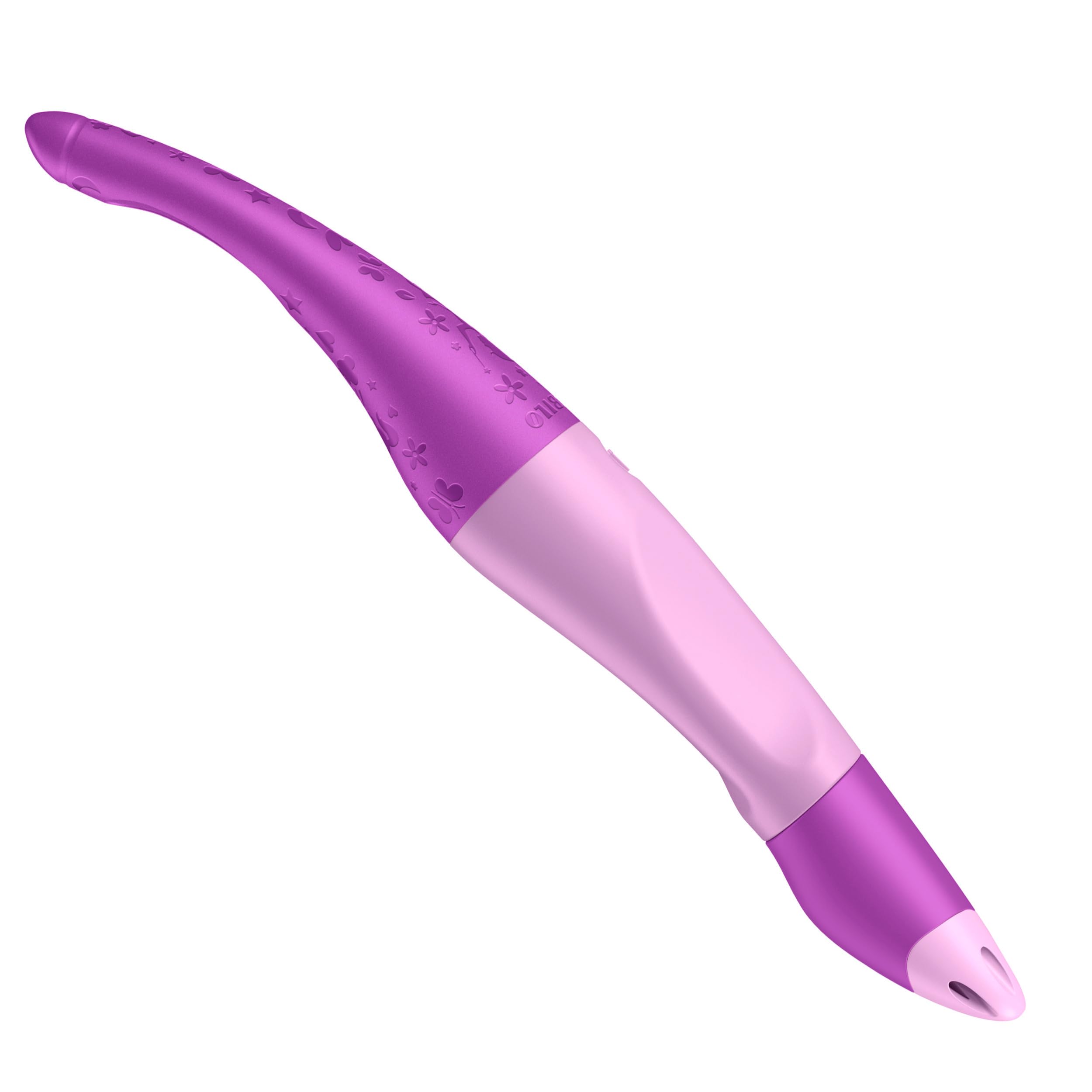STABILO - Ergonomic rollerball pen for left-handed users - EASYoriginal 3D DreamWorld in pink - blue (erasable) - incl. cartridge
