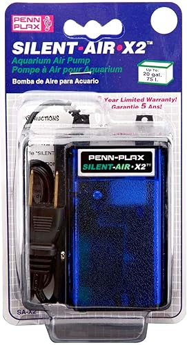 Miniatura 3 de Penn-Plax Bomba de aire silenciosa para acuario - 20 galones