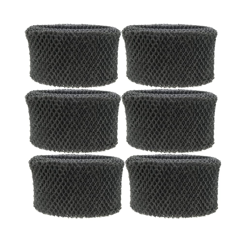 AFCAHEH Black Air Humidifier Filters Adsorb Bacteria And Scale For HU4803 HU4811 HU4813 HU4801 HU4802 Humidifie(6 Pcs)