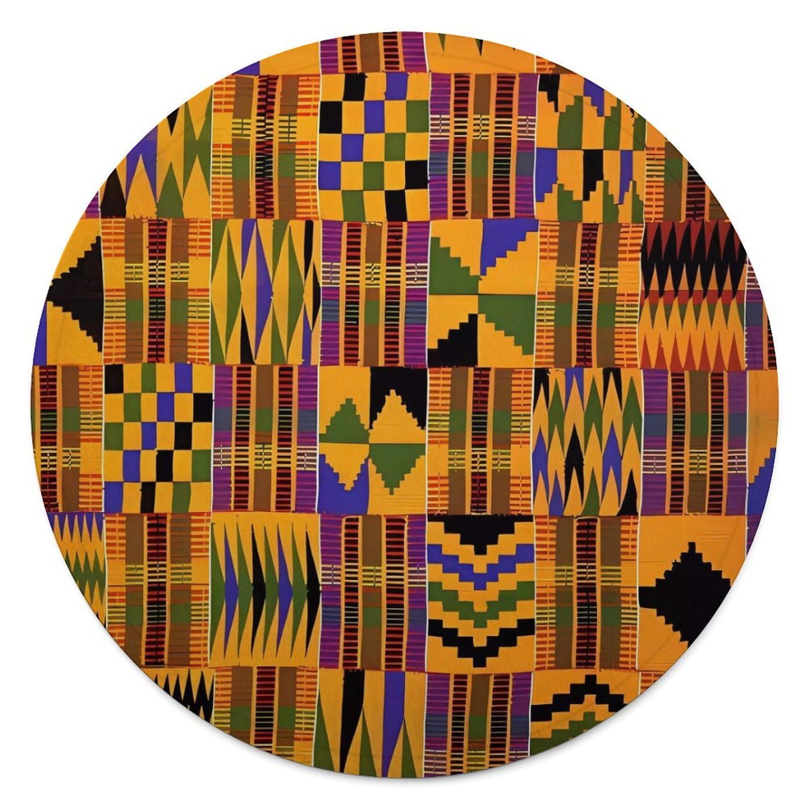 Couverture ronde en flanelle pour vos soirées cocooning et camping