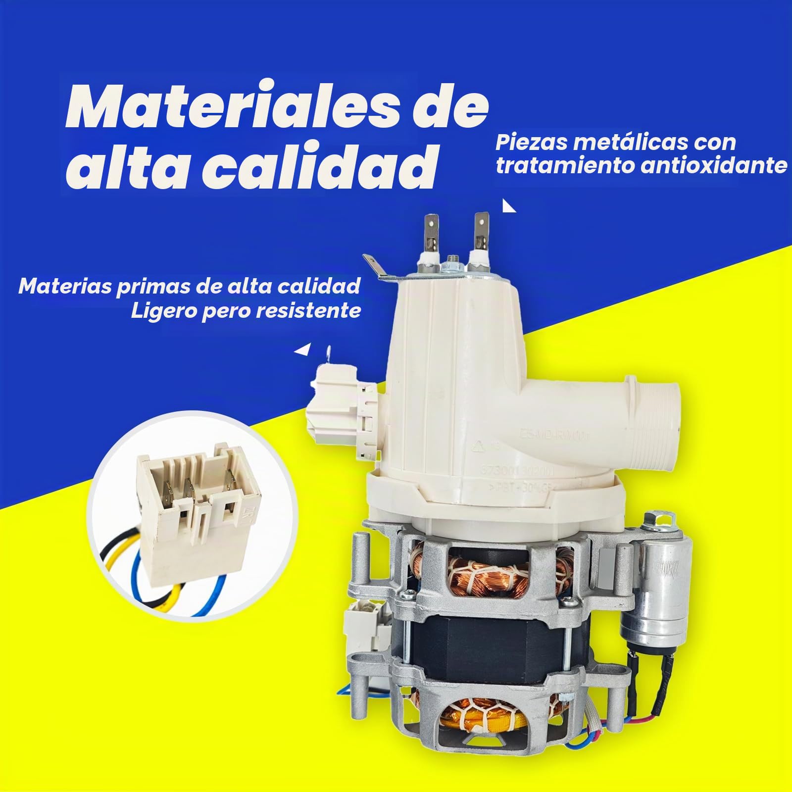 YXW50-2E(L)/YXW50-2E Nueva Bomba de circulación GENUINA para lavavajillas Welling/Midea para Midea Samsung