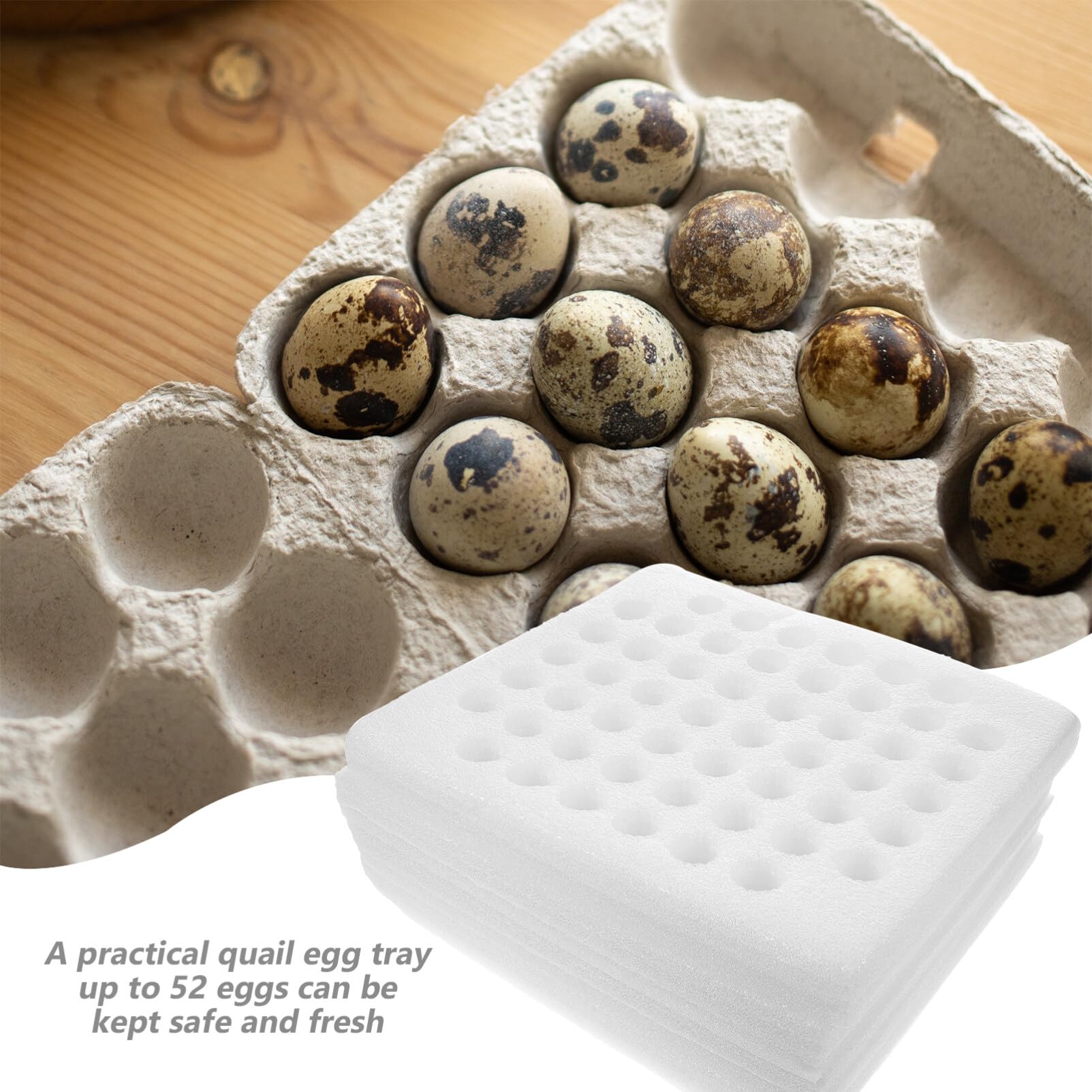 100pcs 12 Grids Quail Egg Box Reusable Quail Egg Cartons Egg Stora Box Transparent Frid Stora Box Mini Egg Dispenser With Lid For Refrirator Yujia