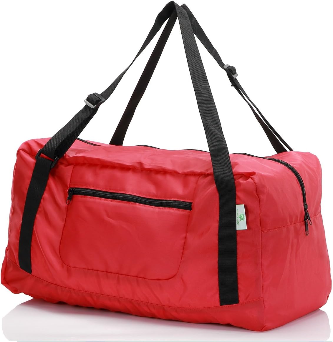 Foldable Travel Duffel Bag For Women & Men Luggage Great for Gym (Red)