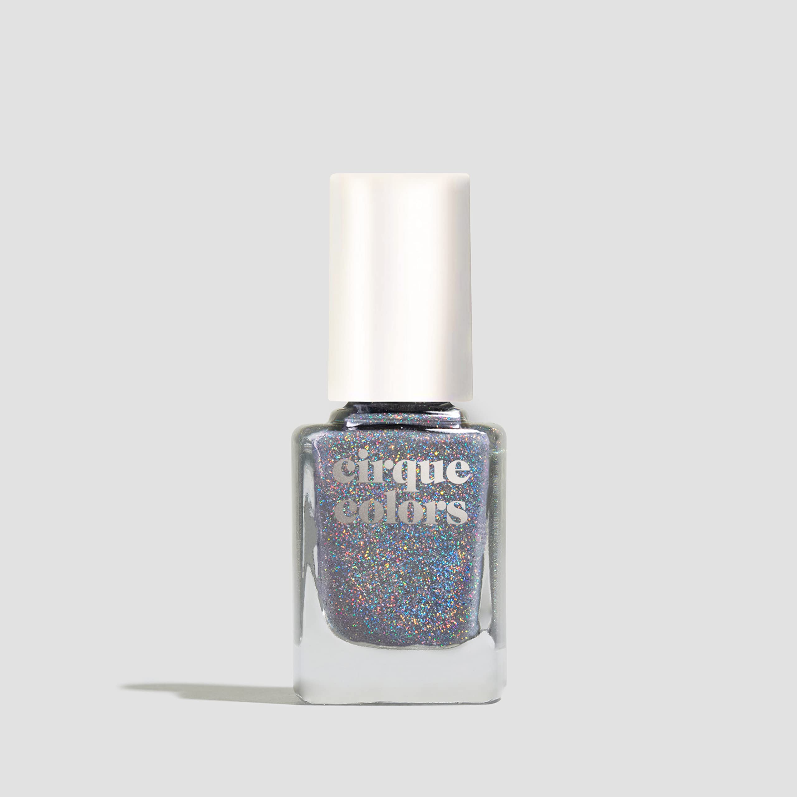 Amazon.com : Cirque Colors Holographic Nail Polish - Delirium - Holographic  Flake Top Coat - 0.37 fl. oz. (11 ml) : Beauty & Personal Care