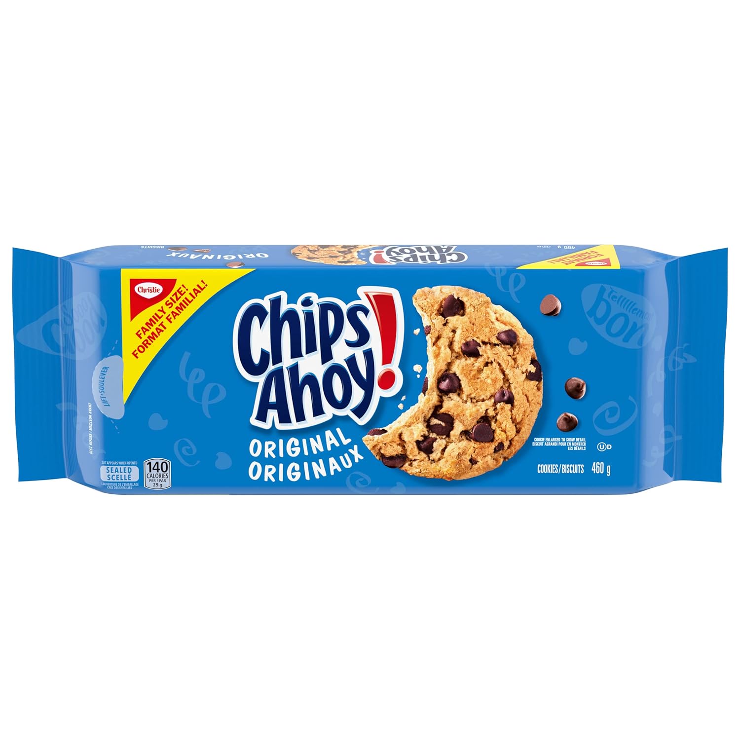 Chips Ahoy! Original Chocolate-Chip Cookies, 460g16.2oz., Imported from Canada