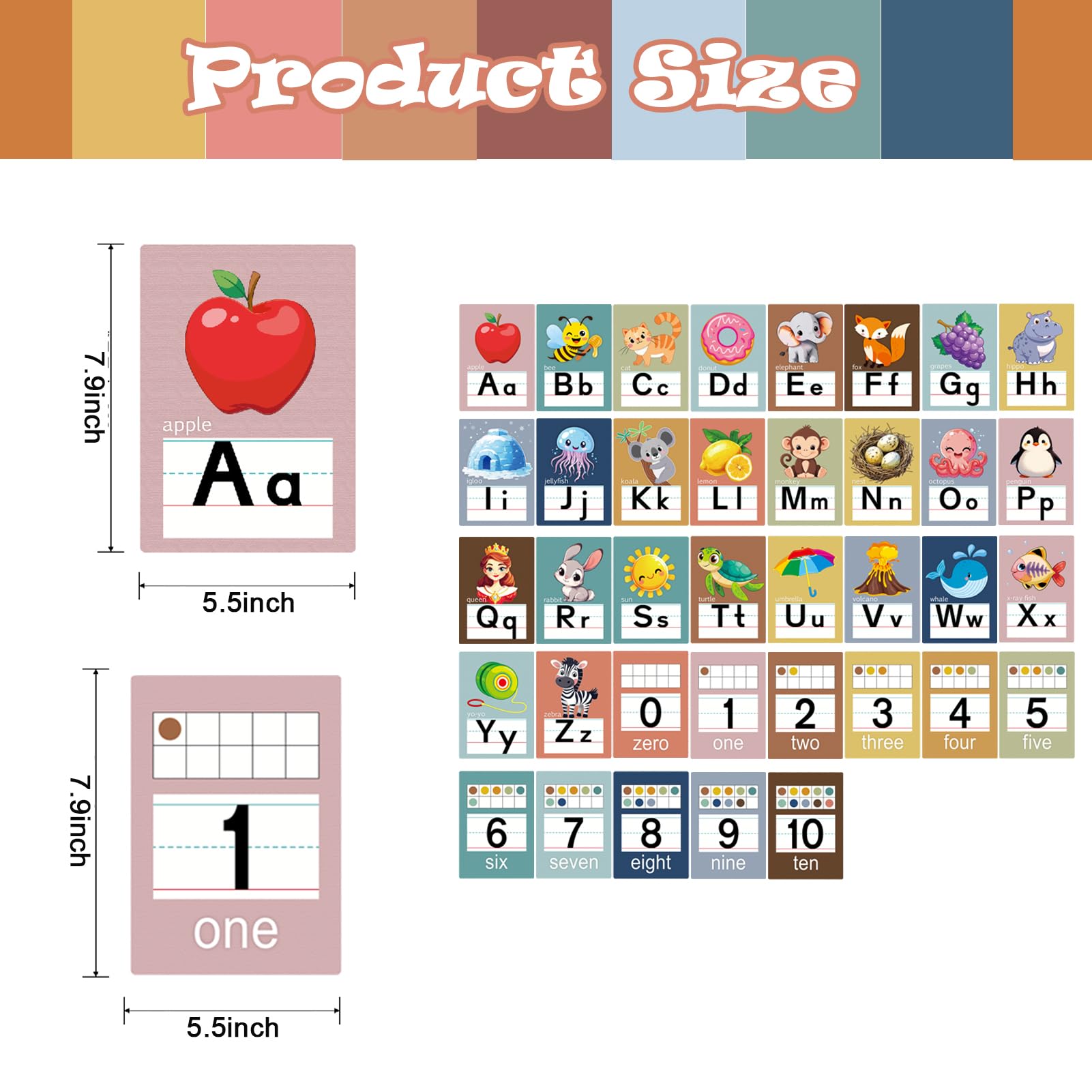 Snapklik.com : Alphabet Letters For Wall - ABC Alphabet Poster ...