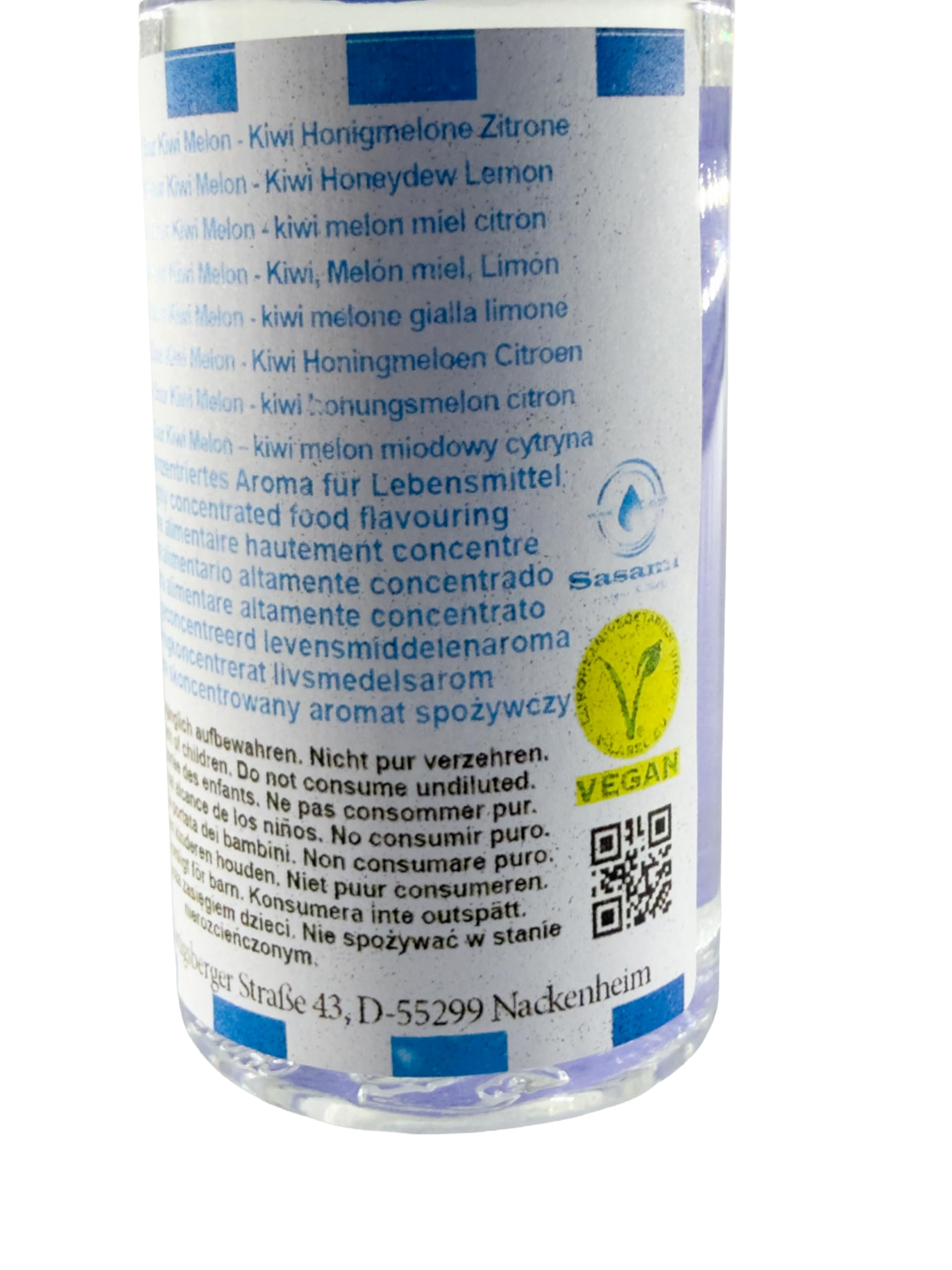 Sweet & Sour Kiwi Melon - Kiwi Honigmelone Zitrone Aroma Konzentrat - Vegan - Sasami - 100ml