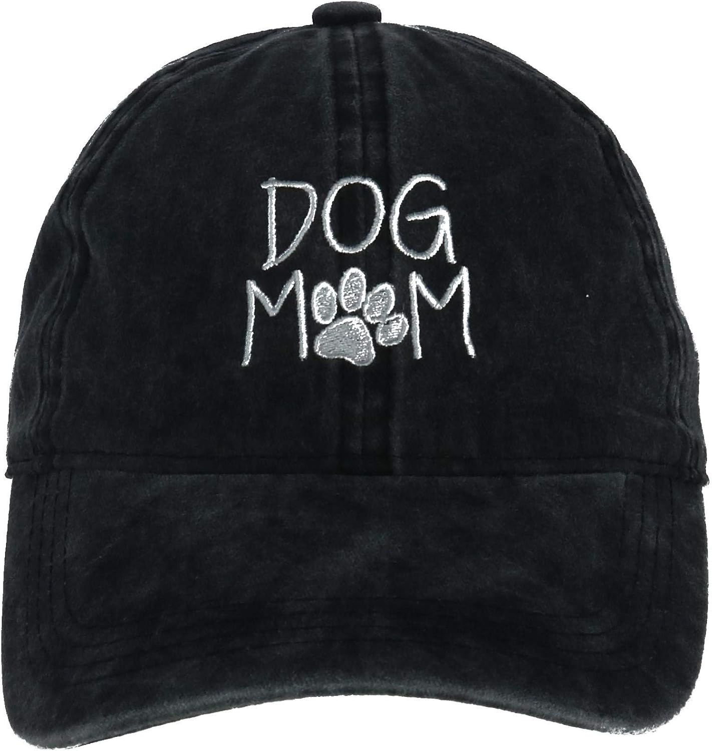 David & Young Women's Dog Mom Embroidered Baseball Cap