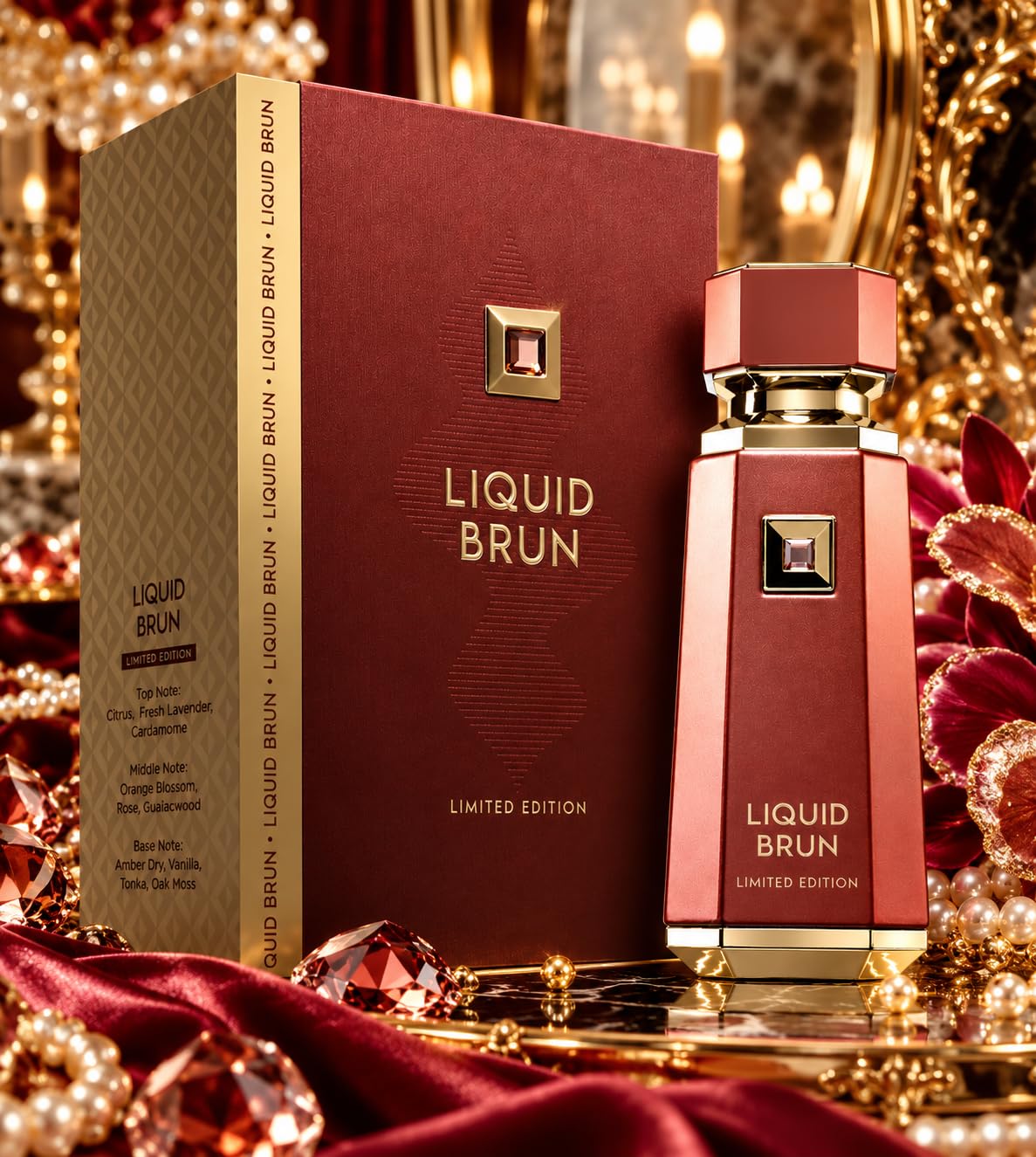 Liquid Brun Limited Edition profumo arabo Unisex da 150 ml + un campioncino in omaggio da 35 ml da borsetta