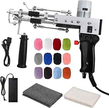 Amazon.co.jp: JTVTW ラグタフティングガン ラグ編み機 タフティング