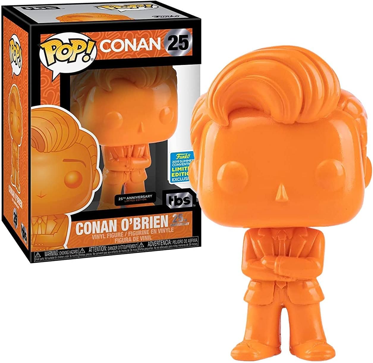 Funko POP! 2019 SDCC Summer Convention 25th Anniversary - Conan O'Brien (Orange)