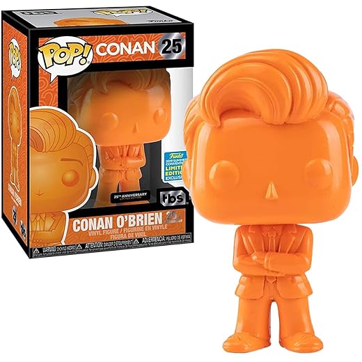 Funko Pop! 2019 Sdcc Summer Convention 25Th Anniversary - Conan O'Brien (Orange)