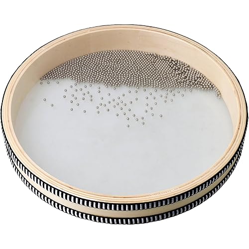 Bstinay 10inch Natural Ocean Drum Wave Bead Sea Sound Drum Musical Instrument Percussion