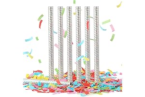 BATTIFE 7Pack Confetti Wands - Vibrant Celebration in Every Shot