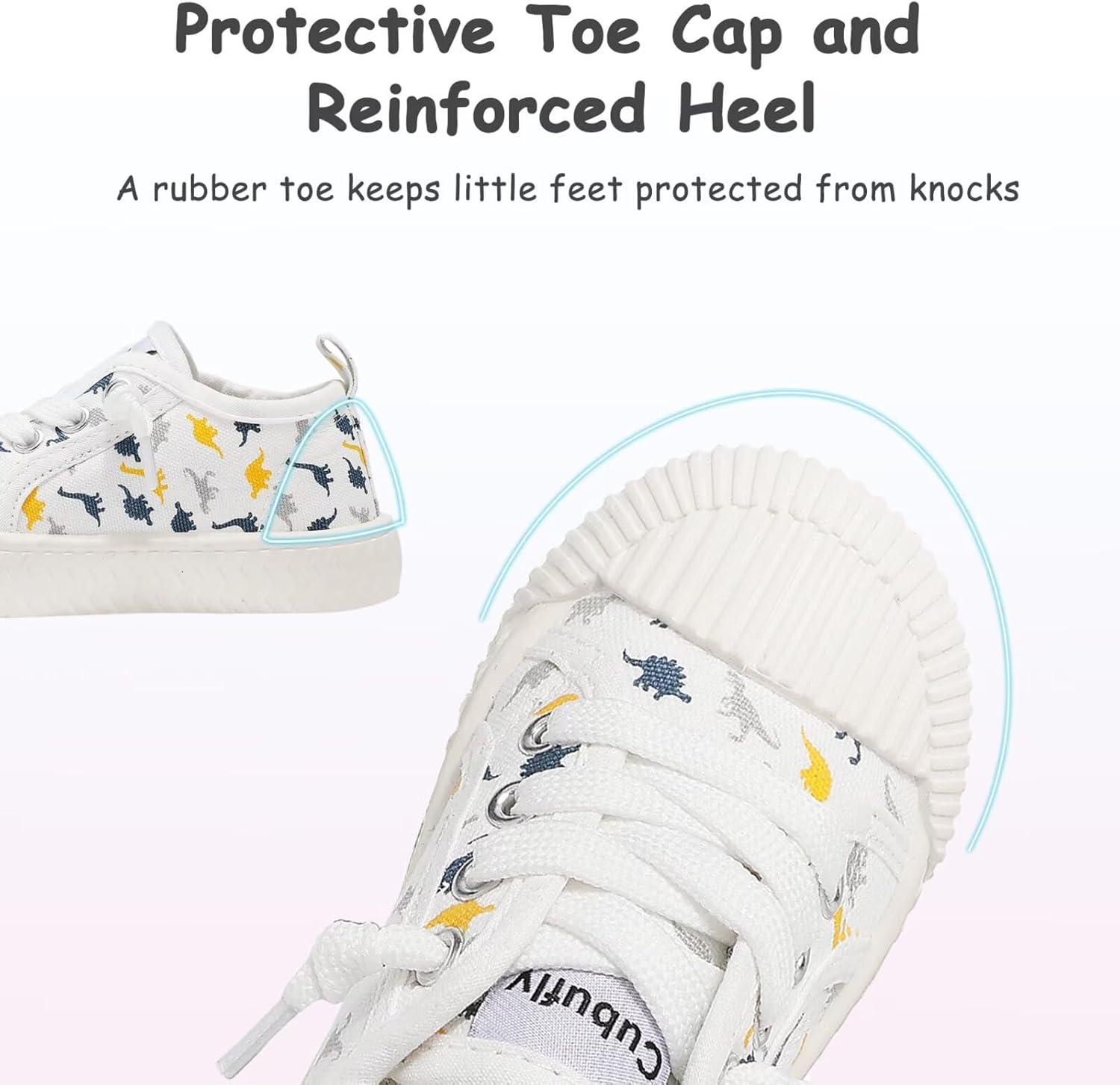 Toddler Shoes Boys Girls Slip On Canvas Sneakers - Image 2