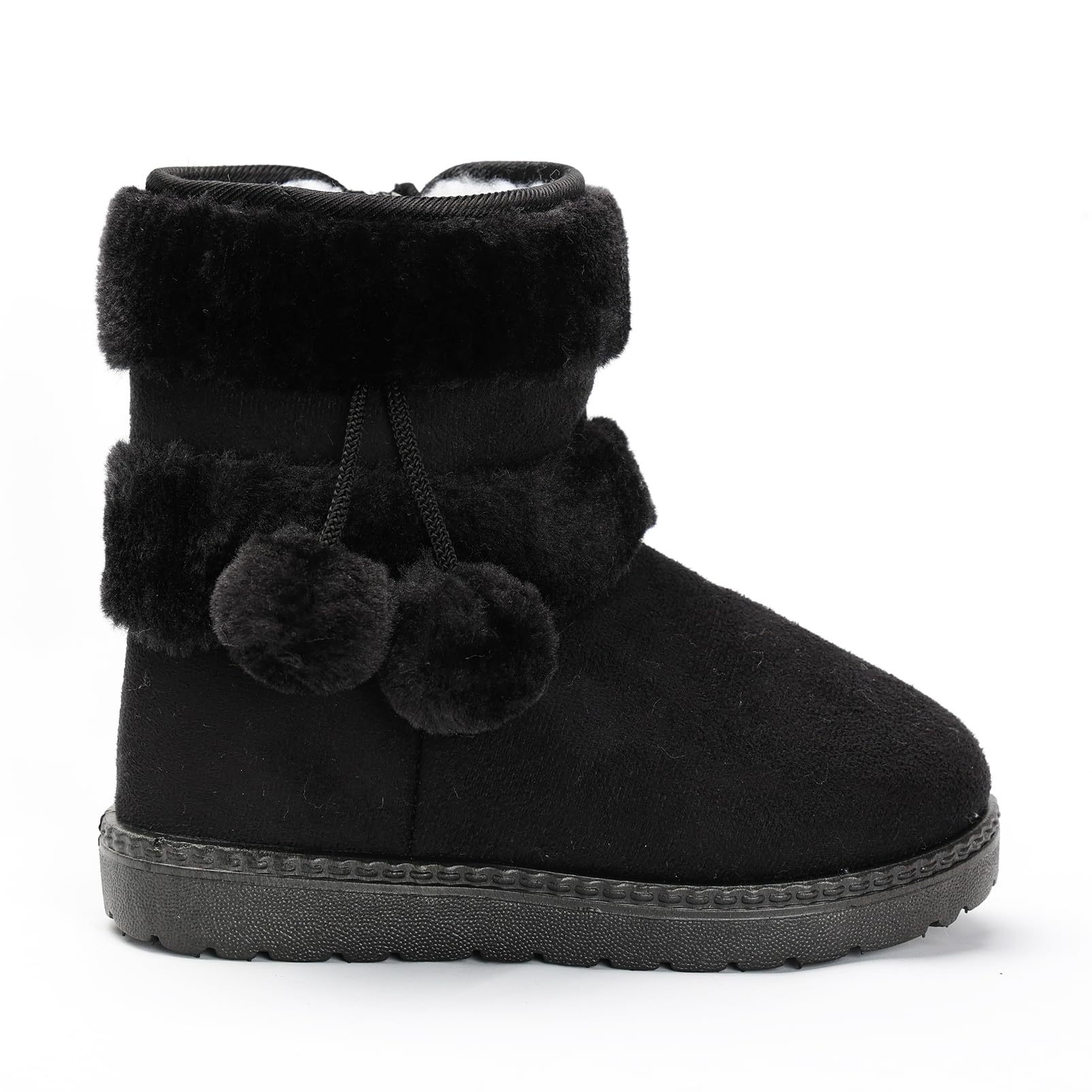 Bambine e Ragazze Stivali da Neve Inverno Calda Stivaletti | Carino Invernali Caldo Foderati Stivali Comode Casual Stivaletti Antiscivolo Boots Bambini Morbide Piatto Pelliccia Scarpe