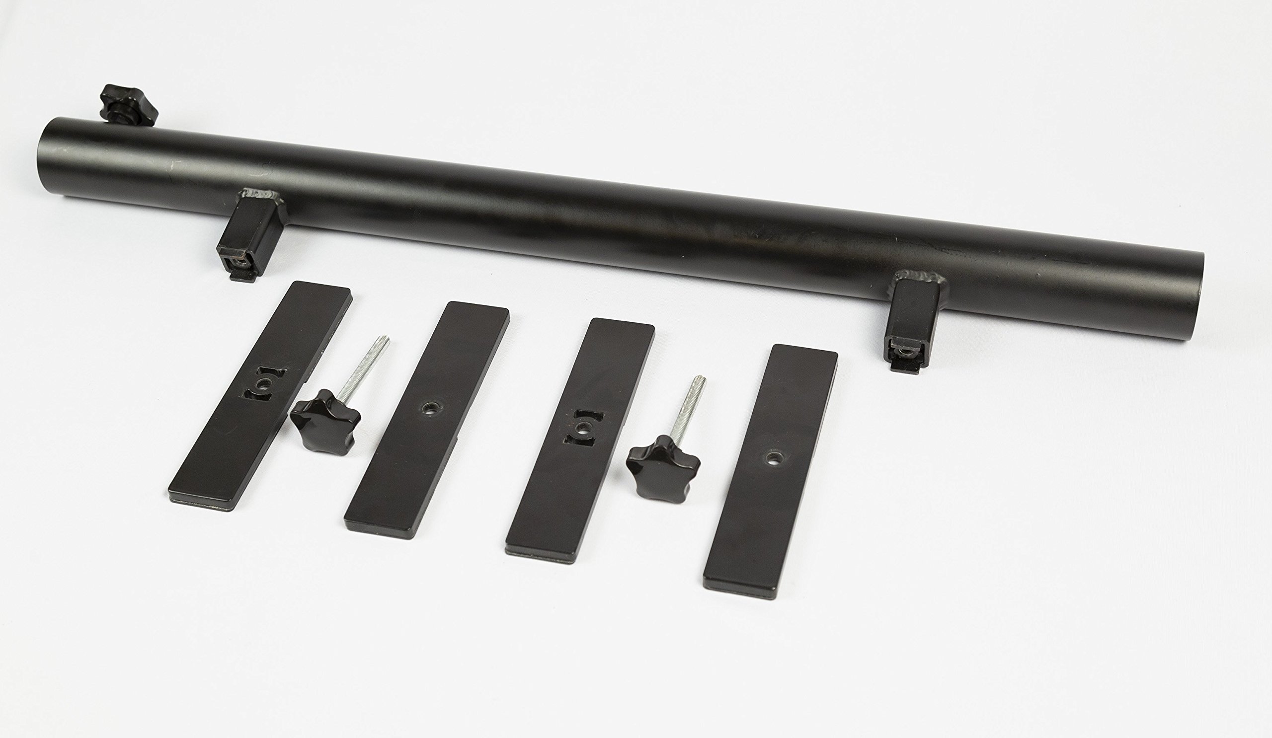 Amazon Com Patio Umbrella Holder Outdoor Umbrella Base And Mount Attaches To Railing Maximizing Patio Space And Shade Black Garden Outdoor