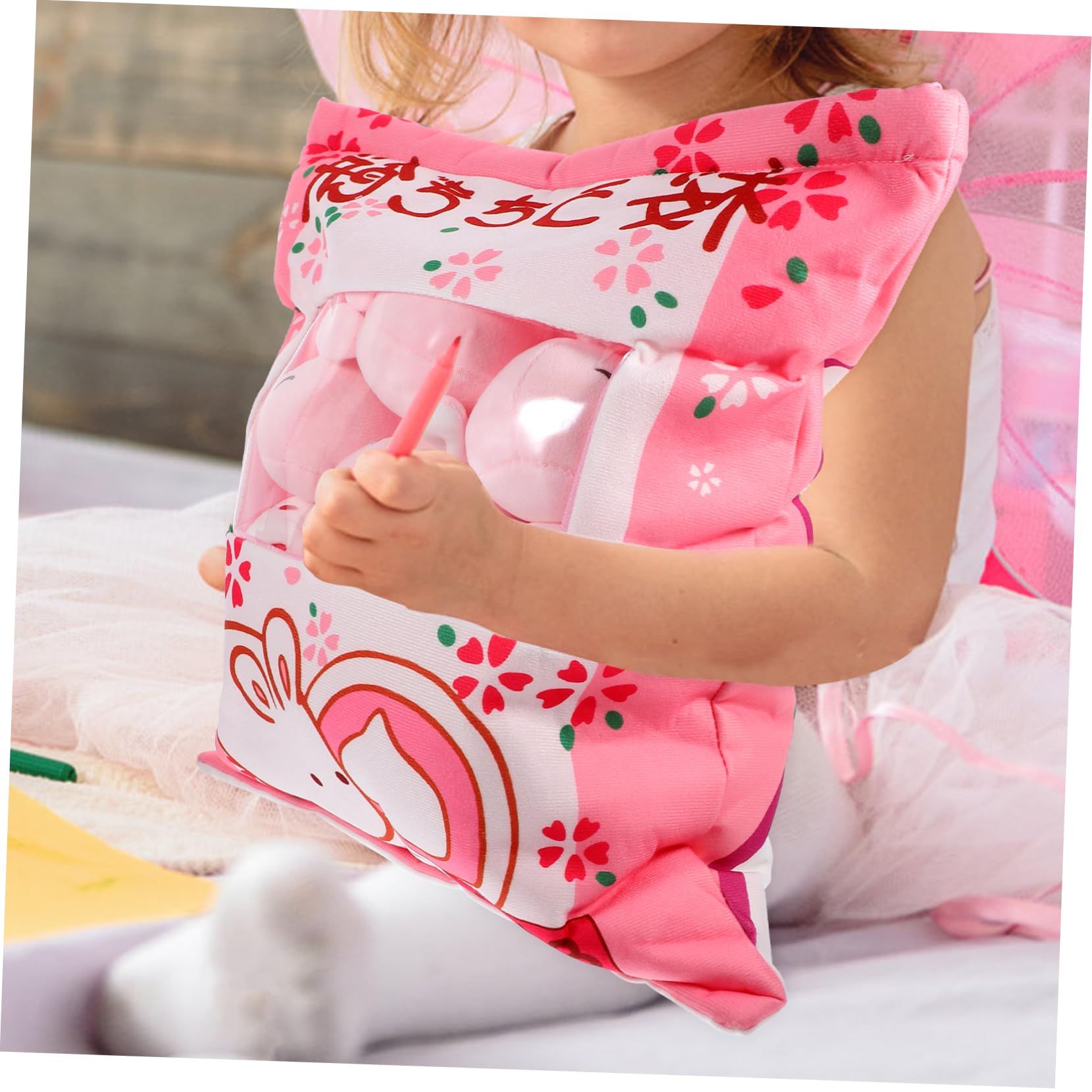 MAGICLULU 1set Cuscino Peluche Coniglio Adorabile per Ragazzo Ragazza Giocattolo Morbido Forma di Coniglio Decorazione Camere e Creativo per Ragazzi e Ragazze