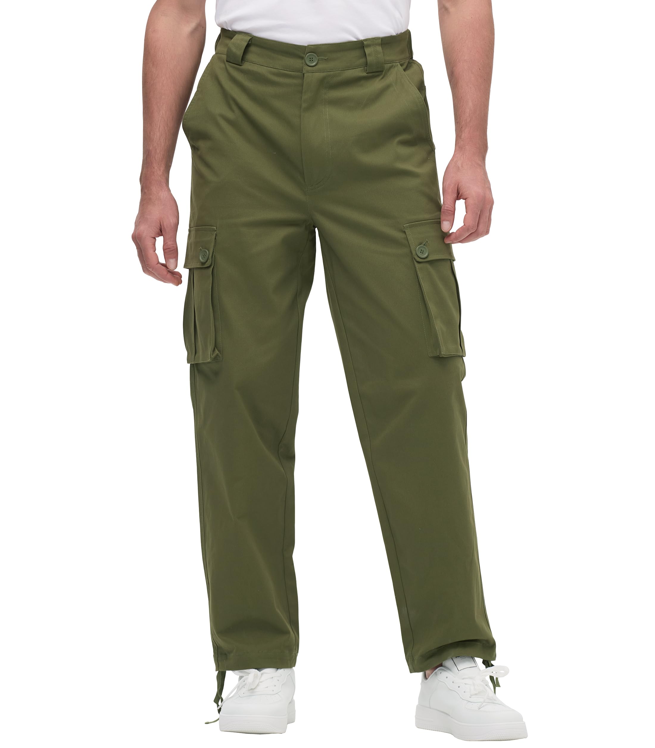 PaletteFit Cargo Pants for Men Baggy and Relaxed Fit Men's Casual Pants with 6 Pockets
