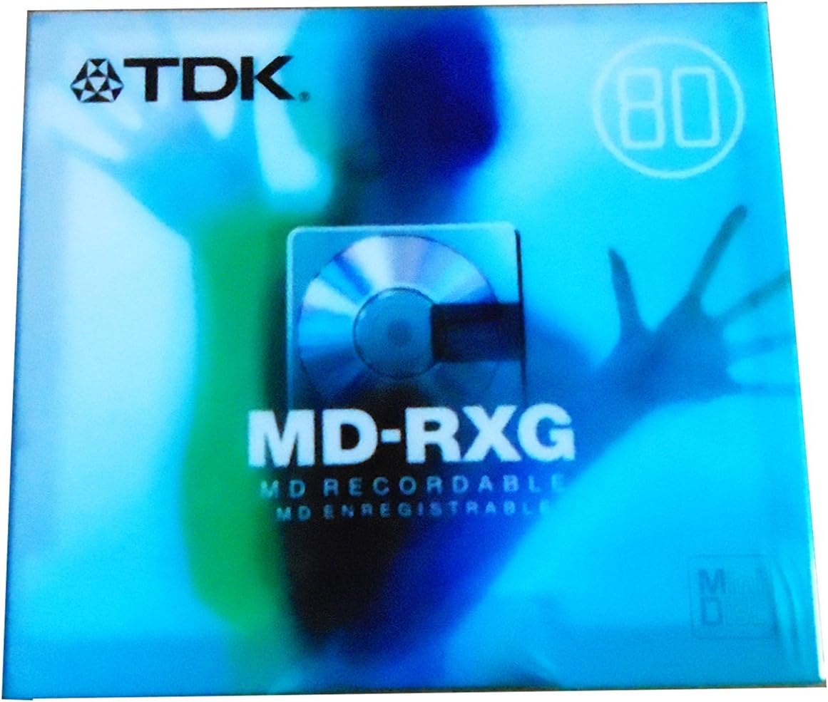 5)Pack TDK MD-RXG80EB5 MD MiniDiscs 80min New Sealed
