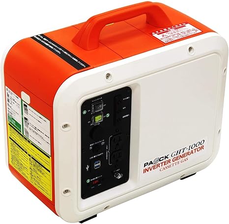 Amazon パオック Paock カセットガス式 インバータ発電機 定格出力 1 0kva 50hz 60hz切替式 正弦波 Ght 1000 発電機