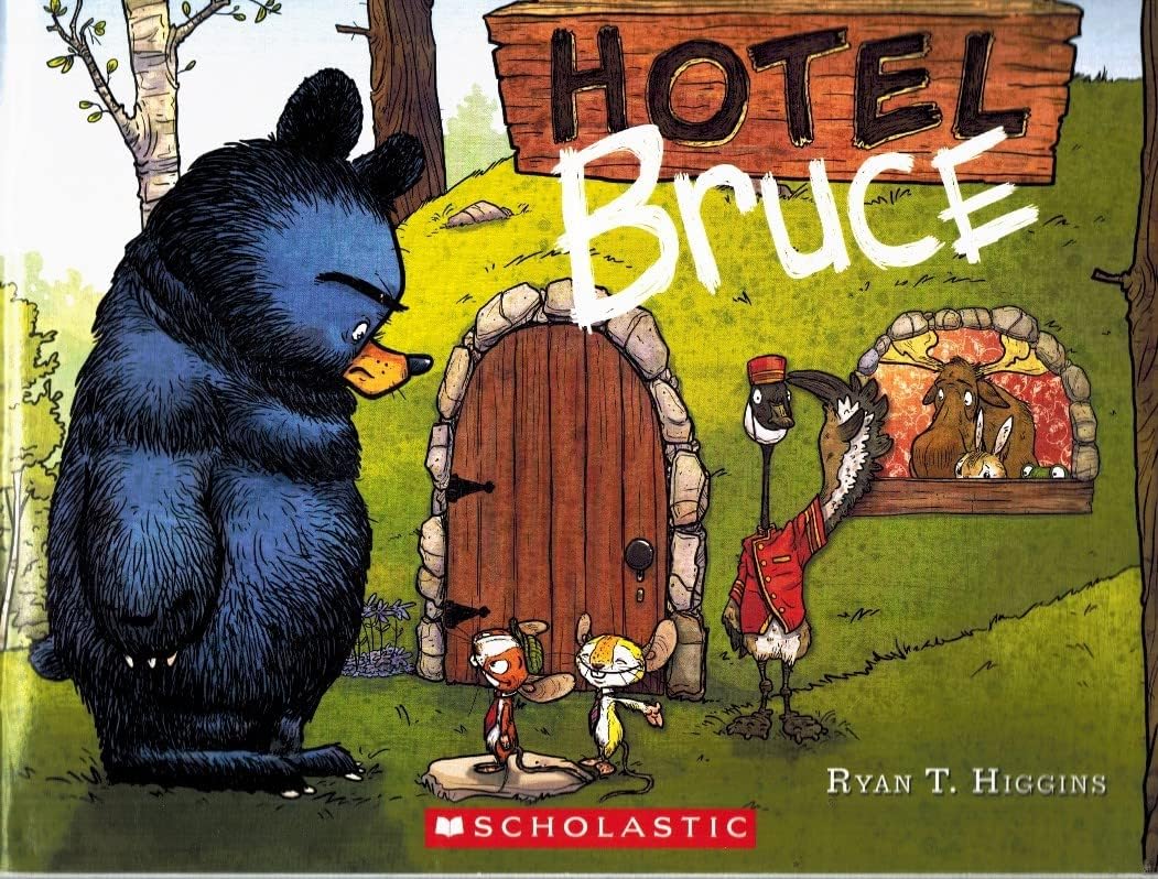 Mother Bruce Book Series by Ryan T Higgins Gift Set Includes Mother Bruce and Hotel Bruce (Book #1 and 2), Book Character Bruce Plush Stuffed Animal Bear and Activity Page - Image 3