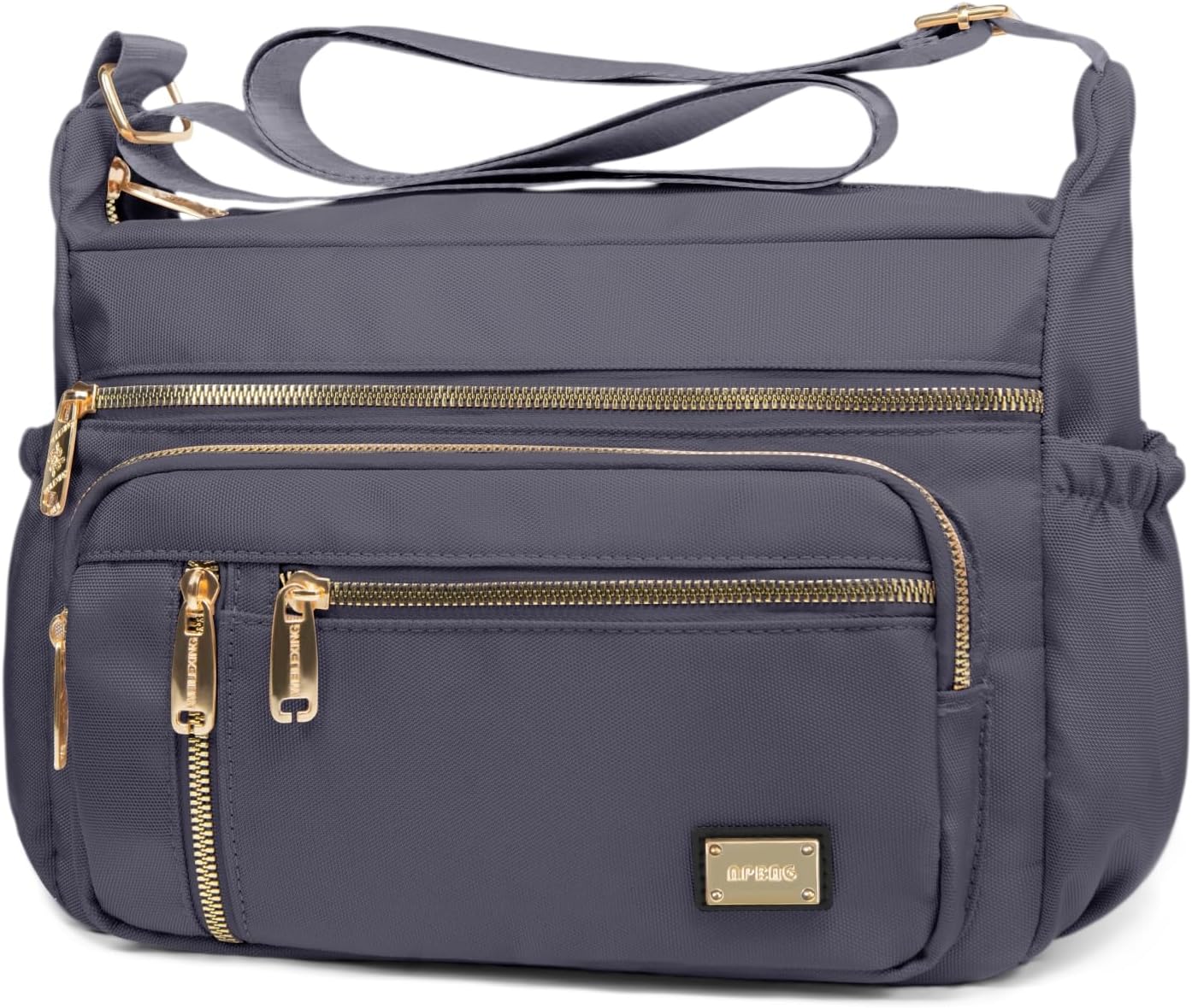 NPBAG Crossbody Bag for Women, Shoulder Purse Handbag Messenger Bag, Trendy Pocketbooks, Waterproof and Multi-Pockets
